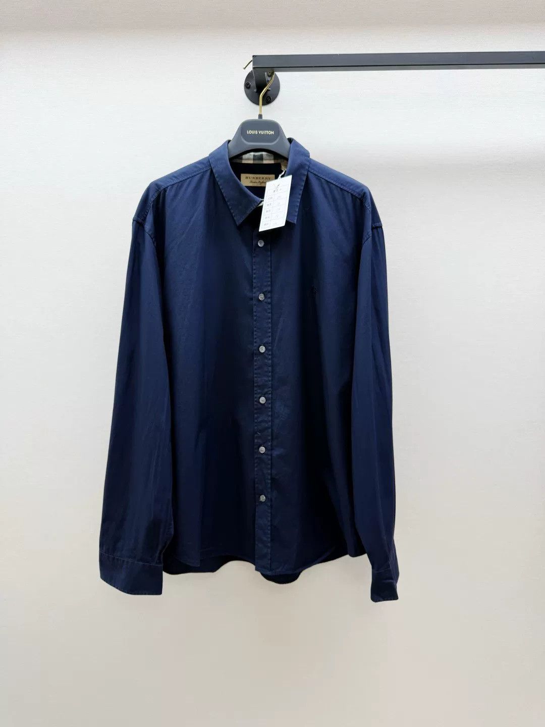 Burberry Burberry Dark Blue War Horse Shirt Size US XXL / EU 58 / 5 - 1 Thumbnail