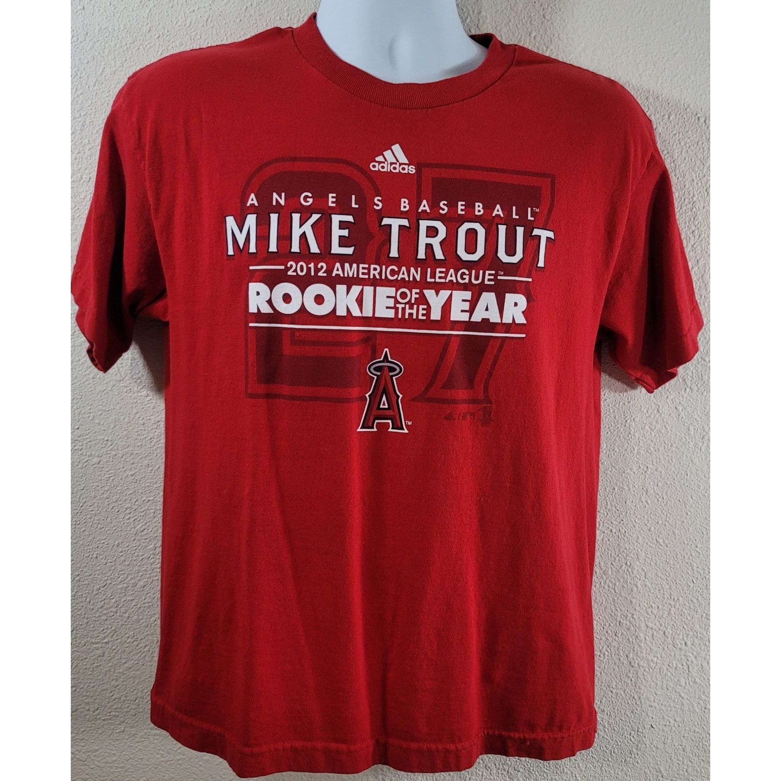 Adidas Adidas LA Angels Mike Trout 2012 Rookie of Year Shirt XL Size US XL / EU 56 / 4 - 1 Thumbnail
