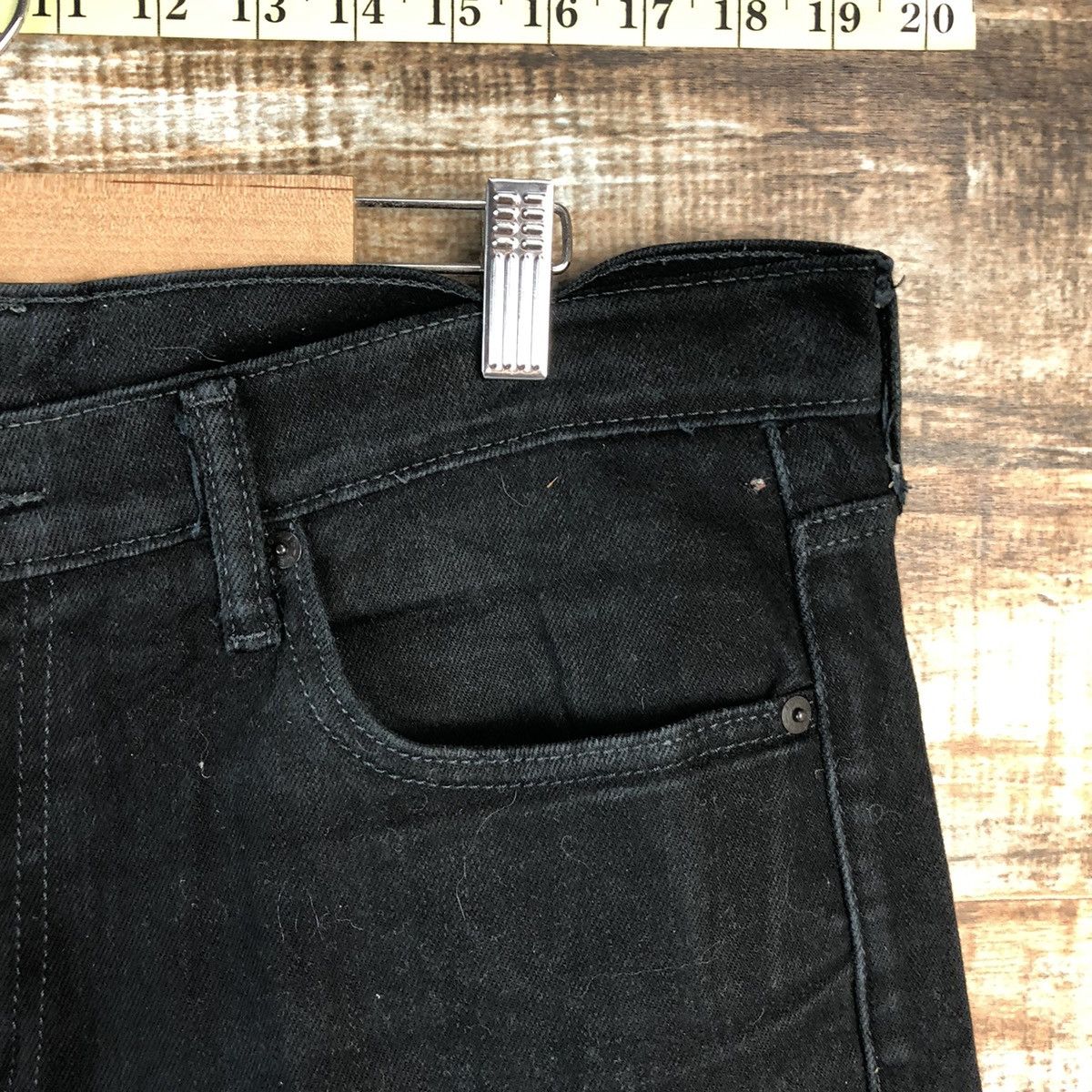 Levi's × Vintage DL Levis Black Denim Pants #C087 Size US 35 - 8 Thumbnail