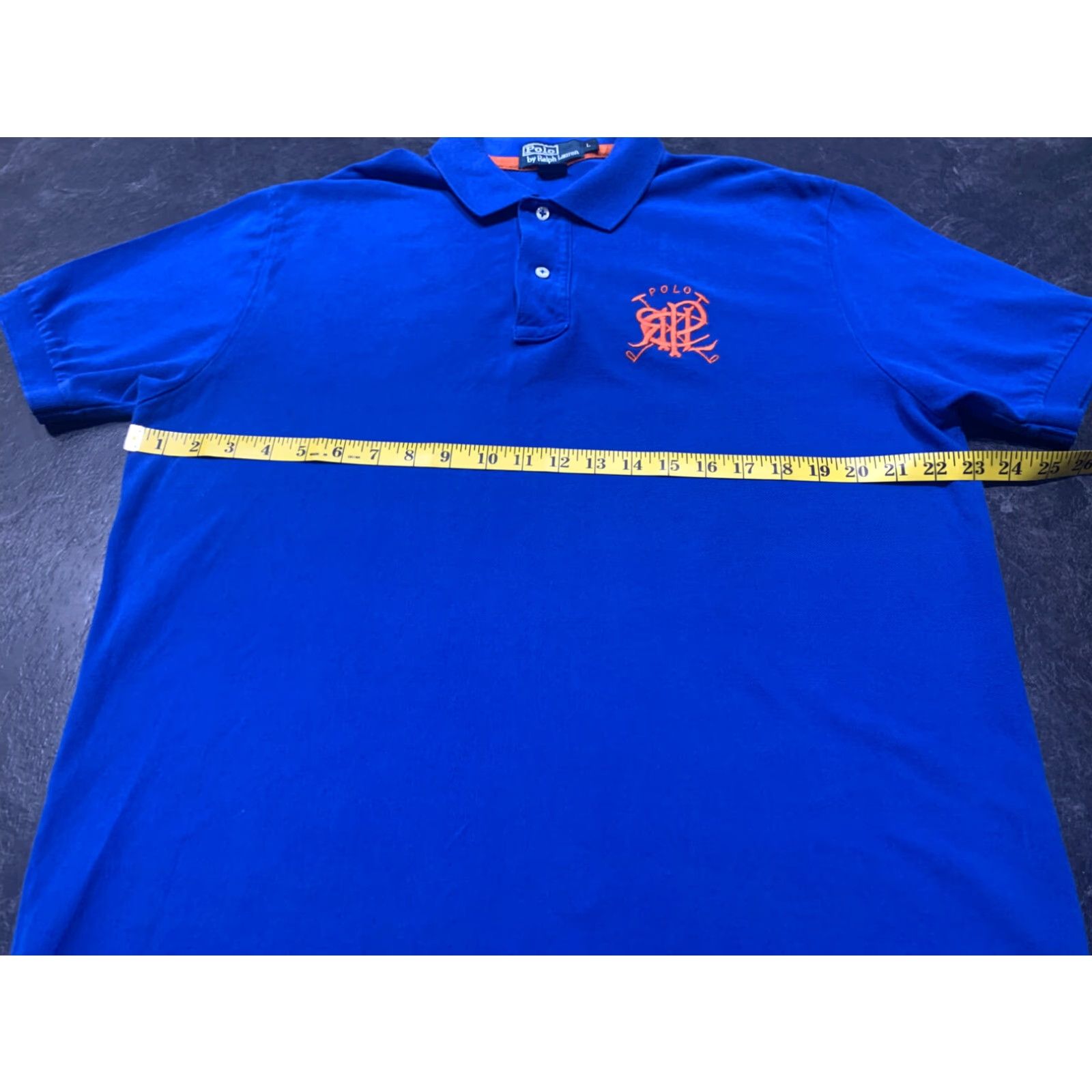 Polo Ralph Lauren Polo Ralph Lauren Short Sleeve Polo Shirt Large Blue Colorblock Mens Size US L / EU 52-54 / 3 - 5 Thumbnail