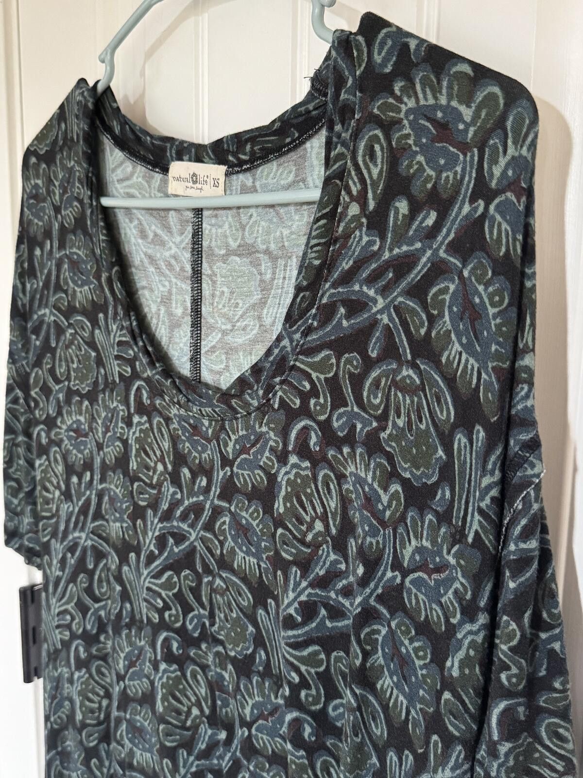Linea Naturale Natural Life XS Floral Pattern Tunic Dress Size XS / US 0-2 / IT 36-38 - 1 Thumbnail