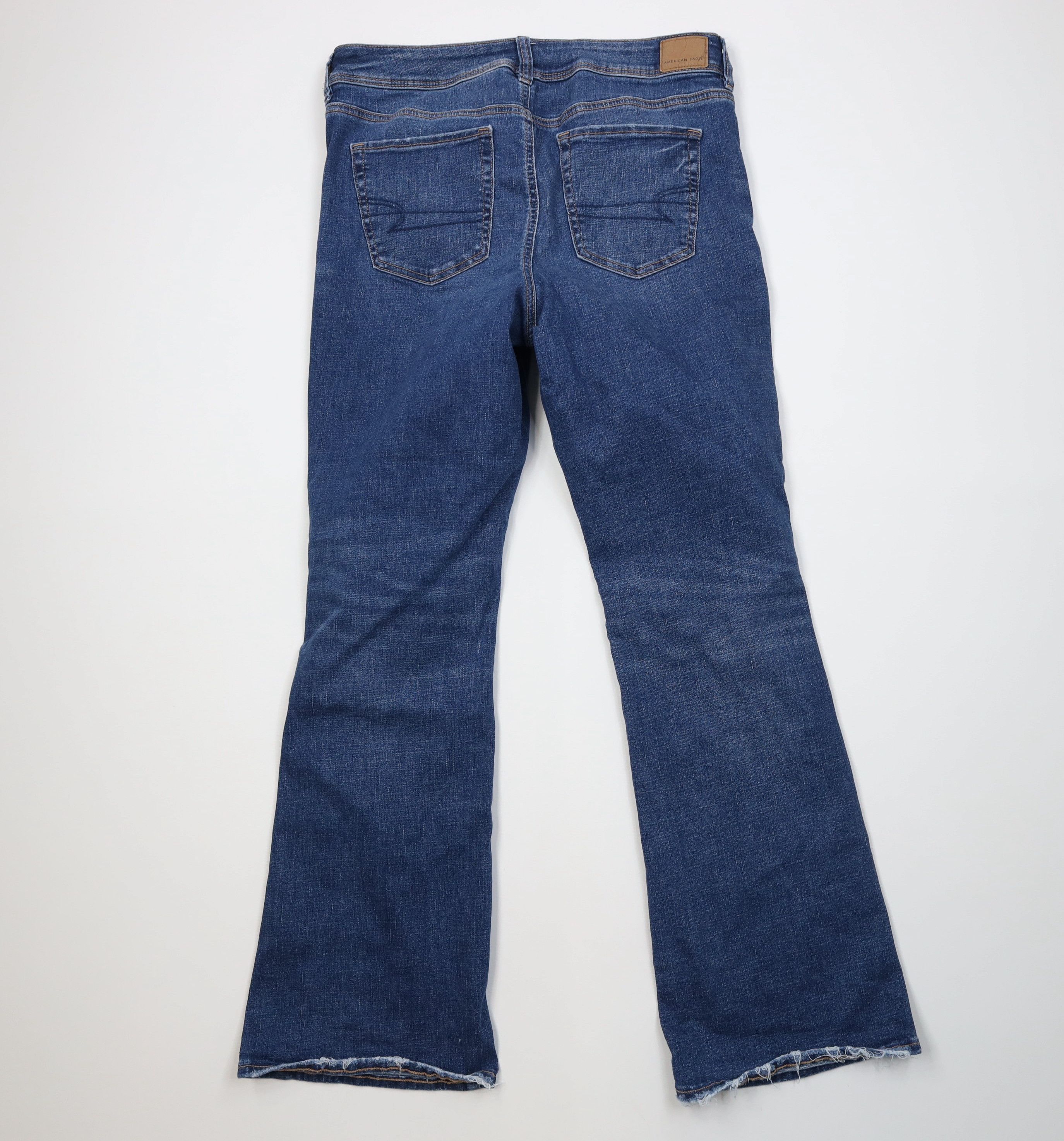 American Eagle Outfitters Vintage Y2K American Eagle Stretch Boot Cut Wide Leg Jeans Size 34" / US 12 / IT 48 - 10 Thumbnail