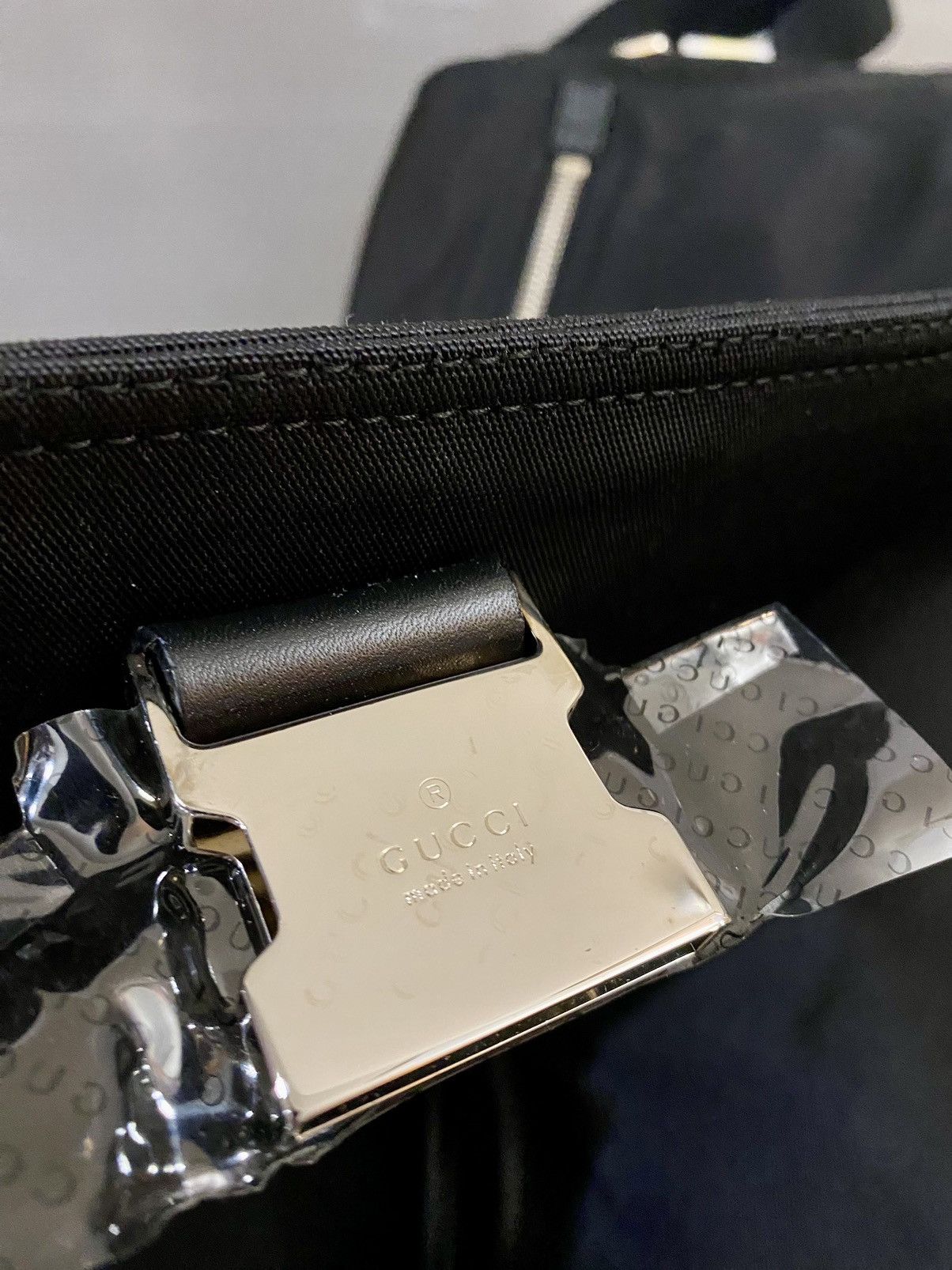 Gucci Gucci 🇮🇹 Nero ballistic nylon messenger bag unisex NEW Size ONE SIZE - 15 Thumbnail