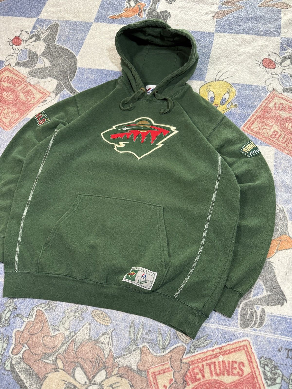 NHL Minnesota wild sweatshirt Size US L / EU 52-54 / 3 - 2 Thumbnail