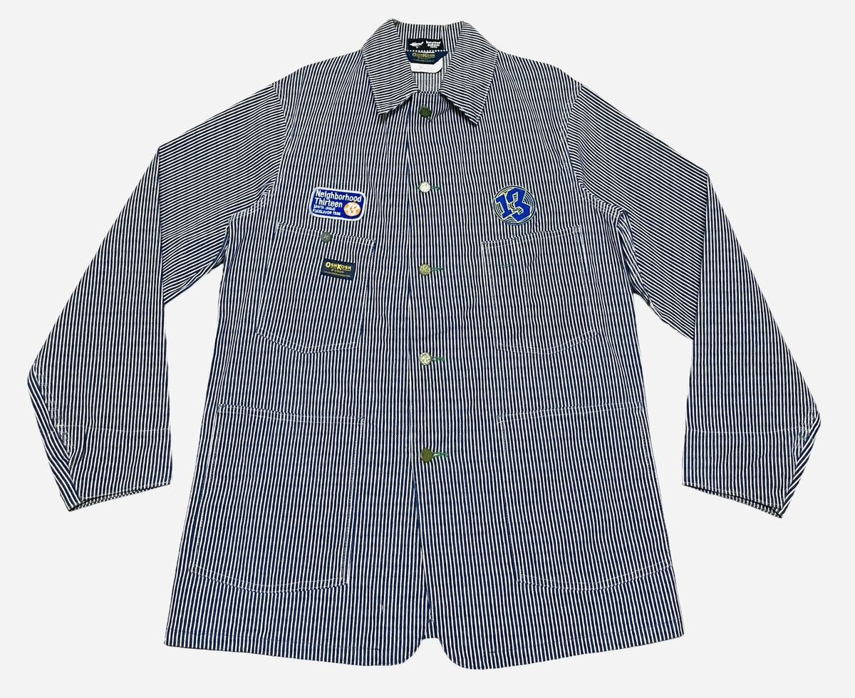 Oshkosh × Vintage Rare Vintage Oshkosh Keyser Soze Hickory Chore Jacket 1980s Size US M / EU 48-50 / 2 - 1 Thumbnail
