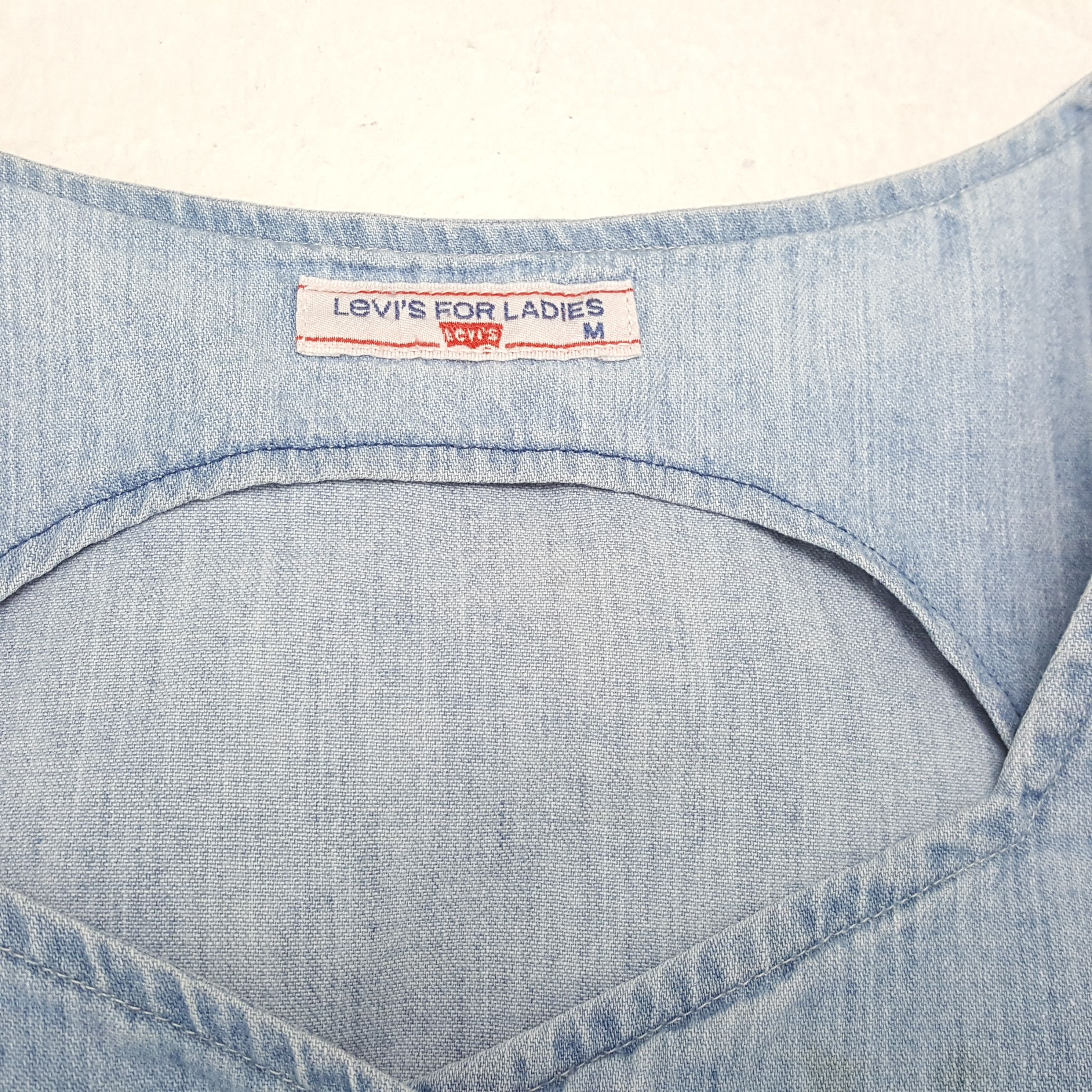 Levi's × Vintage LEVI'S For Ladies Tank Top Vest Size S / US 4 / IT 40 - 7 Thumbnail