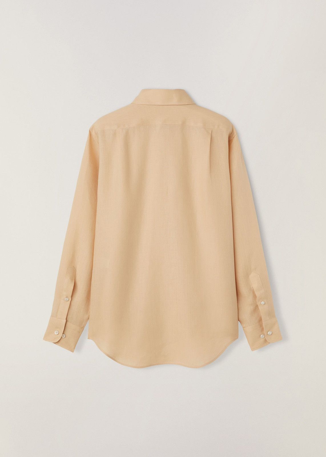 Loro Piana o1srvl11e1224 Andre Solaire Shirt in Beige Size M / US 6-8 / IT 42-44 - 2 Thumbnail