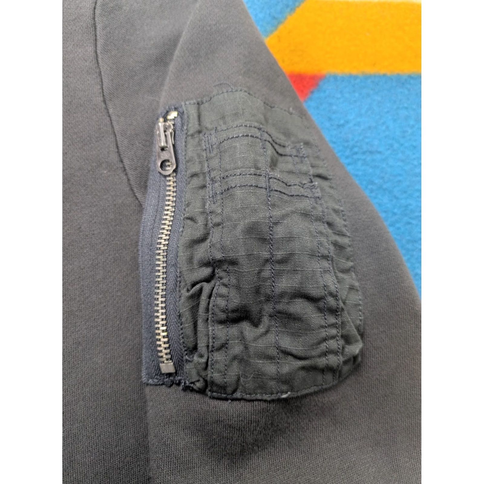 Polo Ralph Lauren Ralph Lauren Denim & Supply Hoodie Full Zip Arm Pocket Save The Buffalo 2XL Gray Size US XXL / EU 58 / 5 - 3 Thumbnail