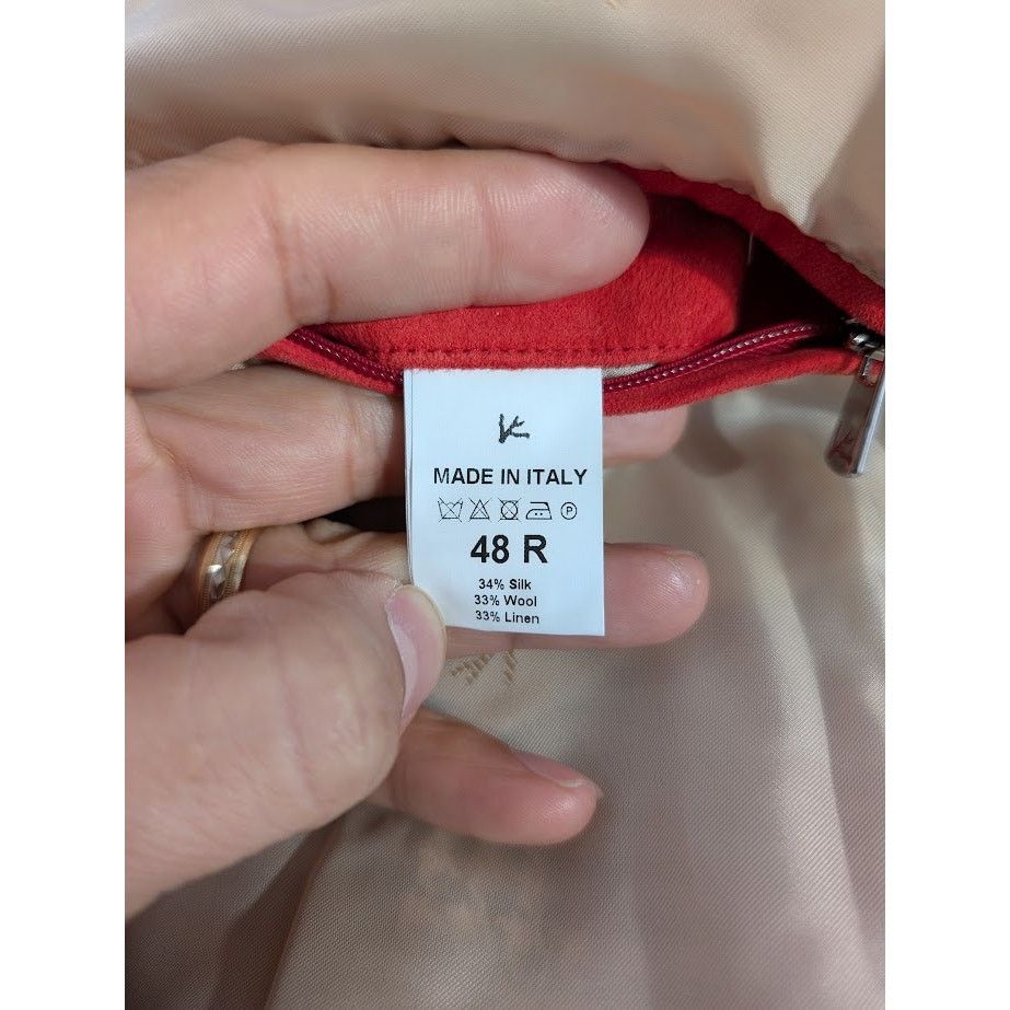 Isaia o1rshd1 CC20 Varsity Jacket in Beige/Brown Size US M / EU 48-50 / 2 - 17 Thumbnail