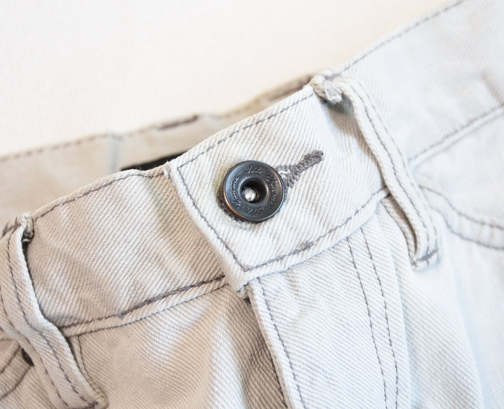 Japanese Brand TETE HOMME Y2K Flare Denim Pants Light Wash Japan Style Size US 31 - 9 Thumbnail