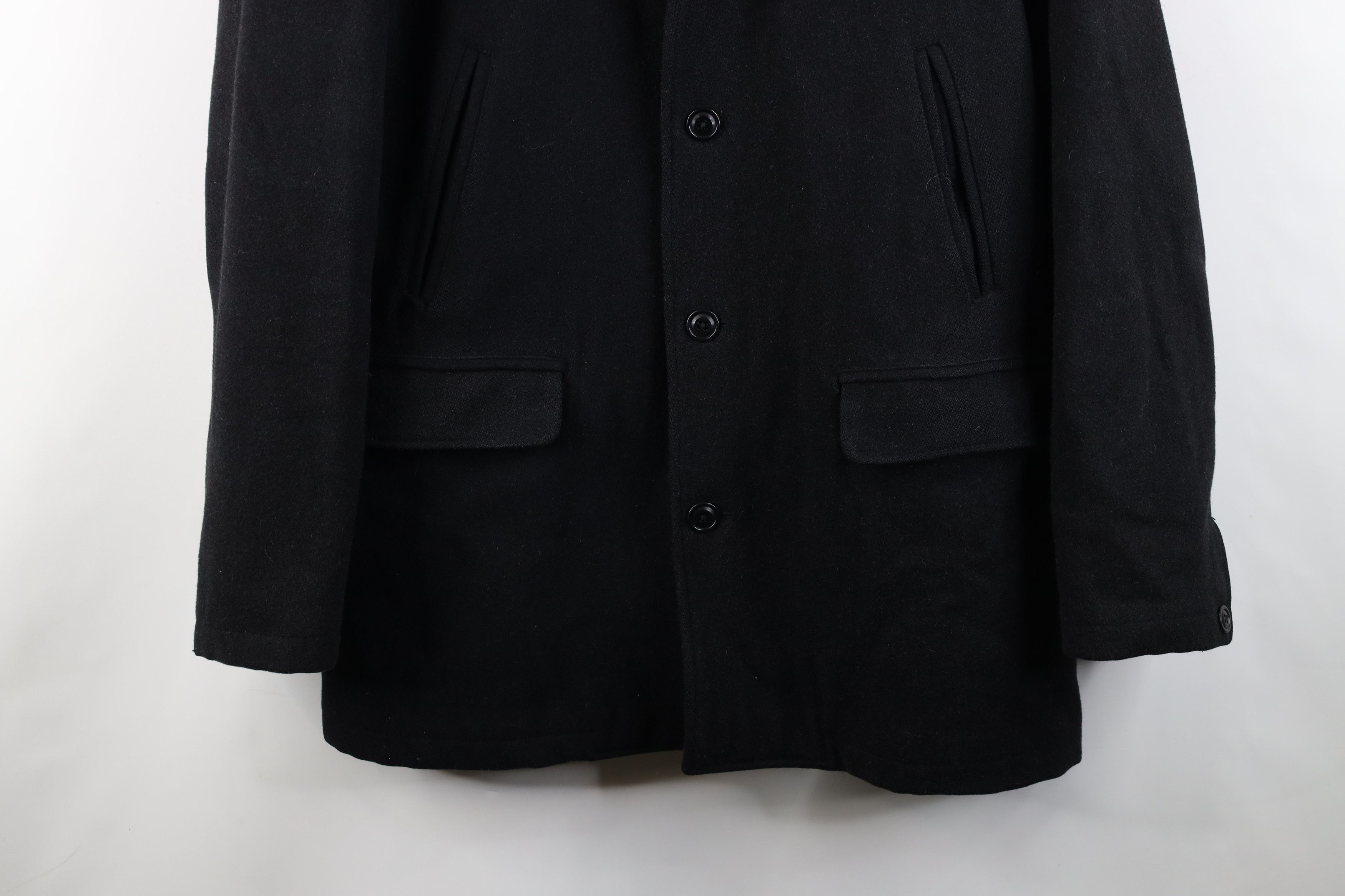 J.Crew J Crew Quilt Lined Wool University Jacket Coat Black Size US L / EU 52-54 / 3 - 3 Thumbnail