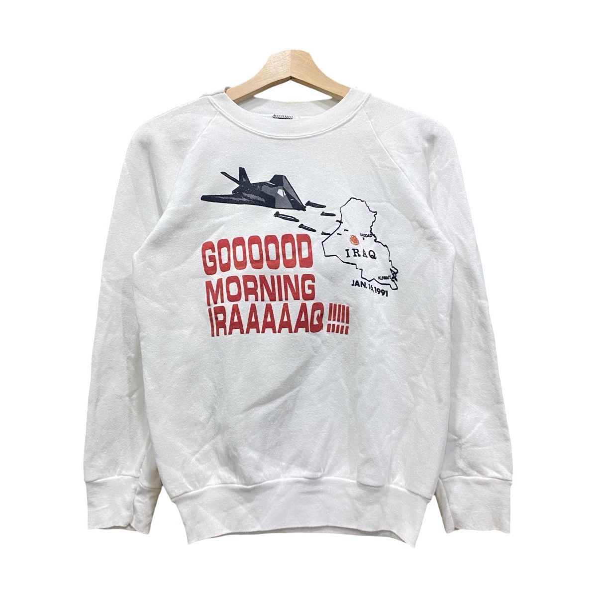 Vintage Vintage 1991 Desert Storm Operation "Good Morning Iraq" Size US S / EU 44-46 / 1 - 1 Thumbnail