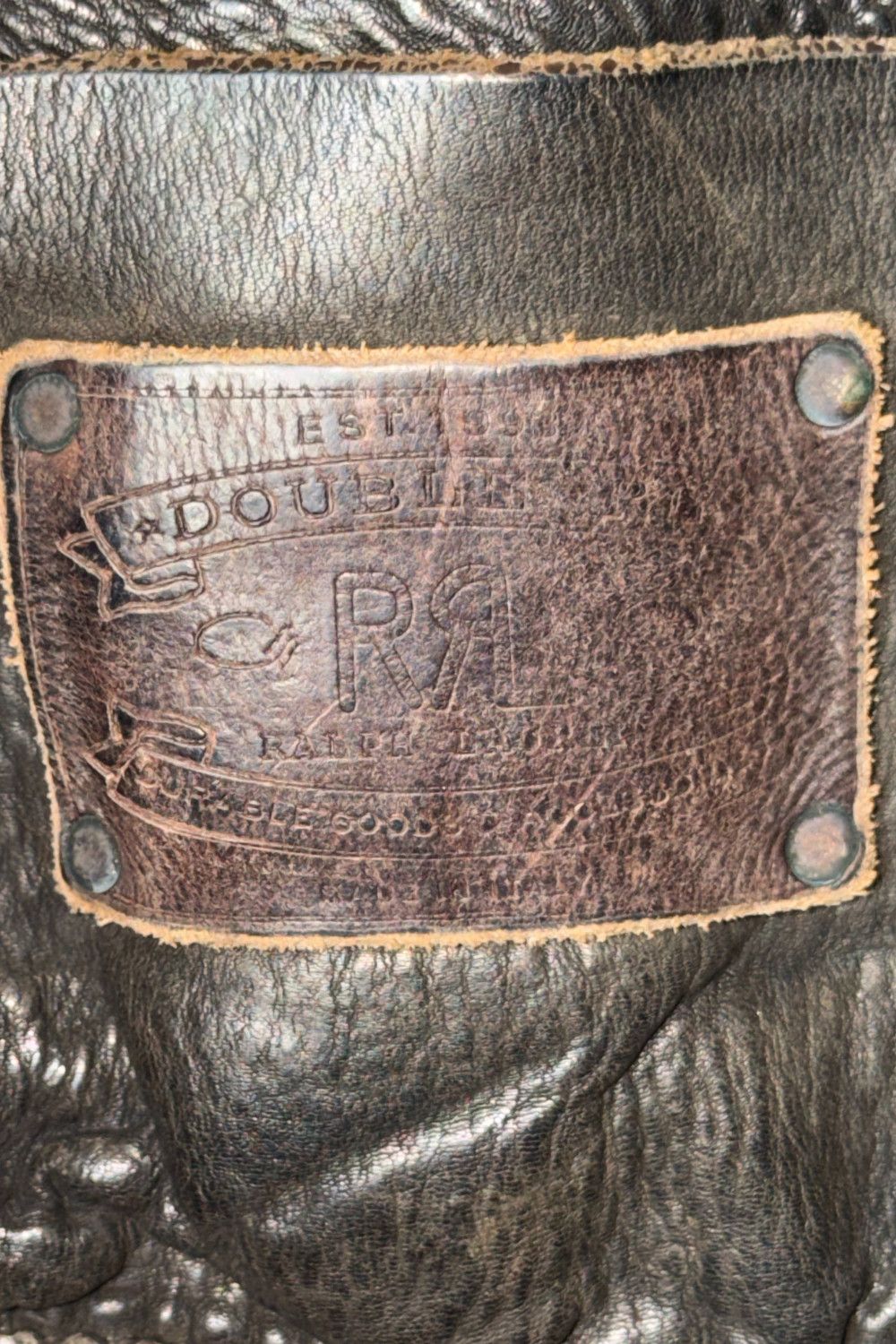 RRL Ralph Lauren FW99 (Archive) Double RL Italian Leather Utility Tote Bag Size ONE SIZE - 14 Thumbnail