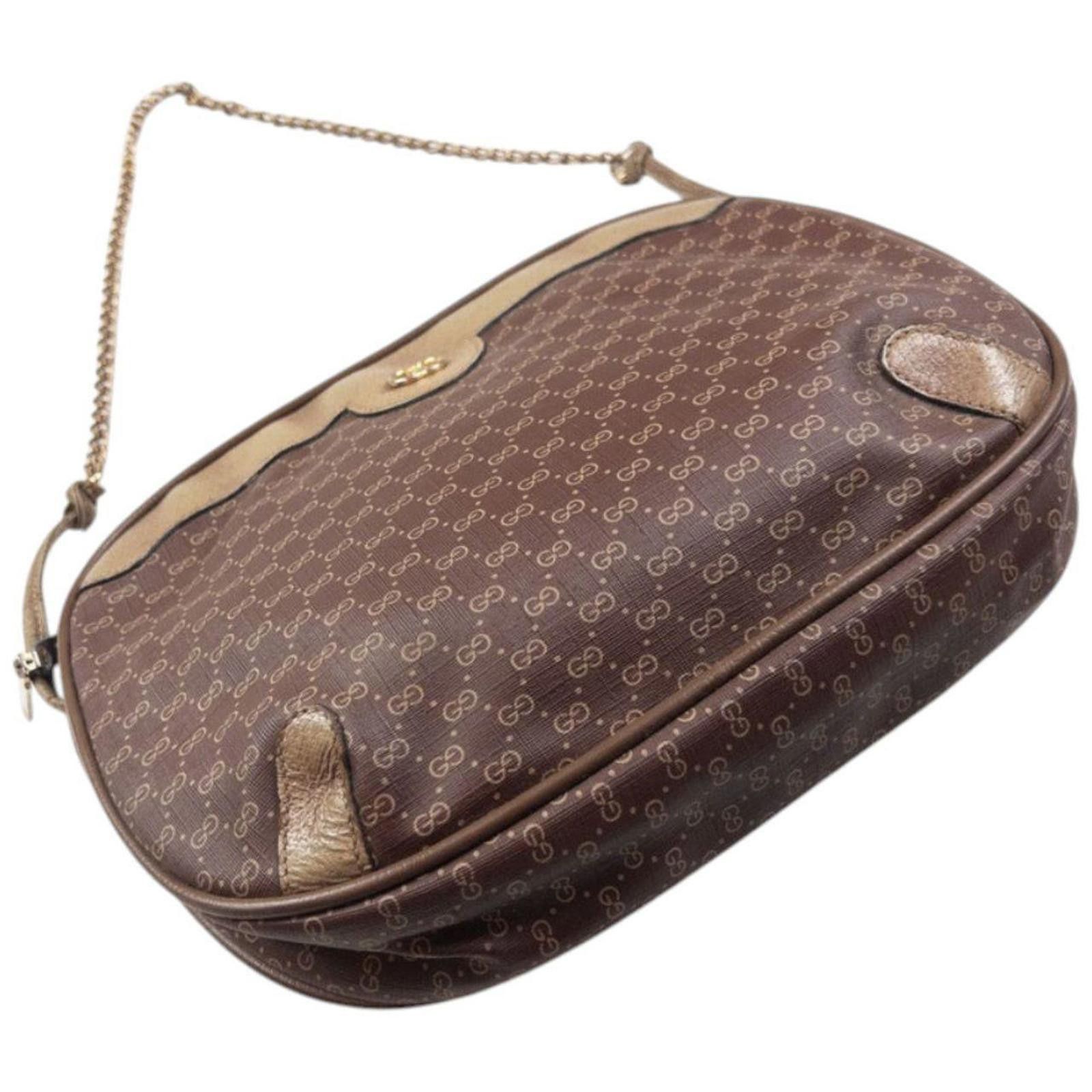 Gucci Vintage Gucci Monogram Leather Shoulder Bag Size ONE SIZE - 7 Thumbnail