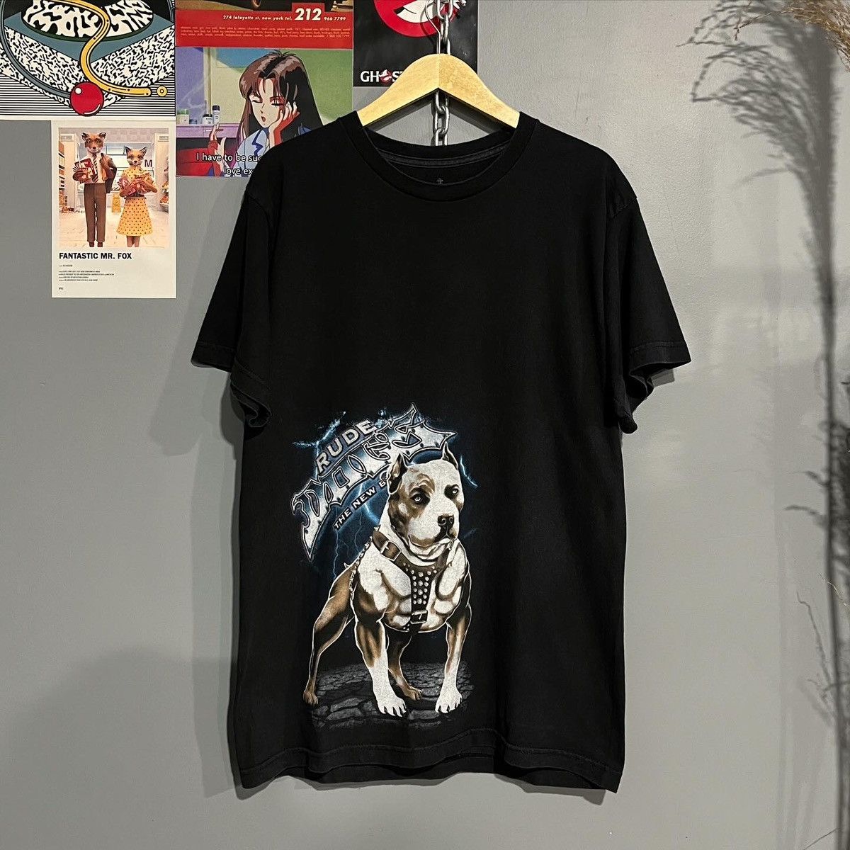 Beauty Beast × Vintage Vintage Y2K Rude Dogs Pit bull tshirt Size US L / EU 52-54 / 3 - 2 Thumbnail