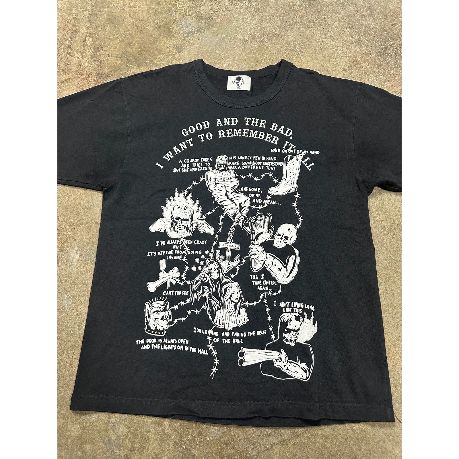 Warren Lotas Warren Lotas Good n Bad Tee Used Medium Size US M / EU 48-50 / 2 - 1 Thumbnail
