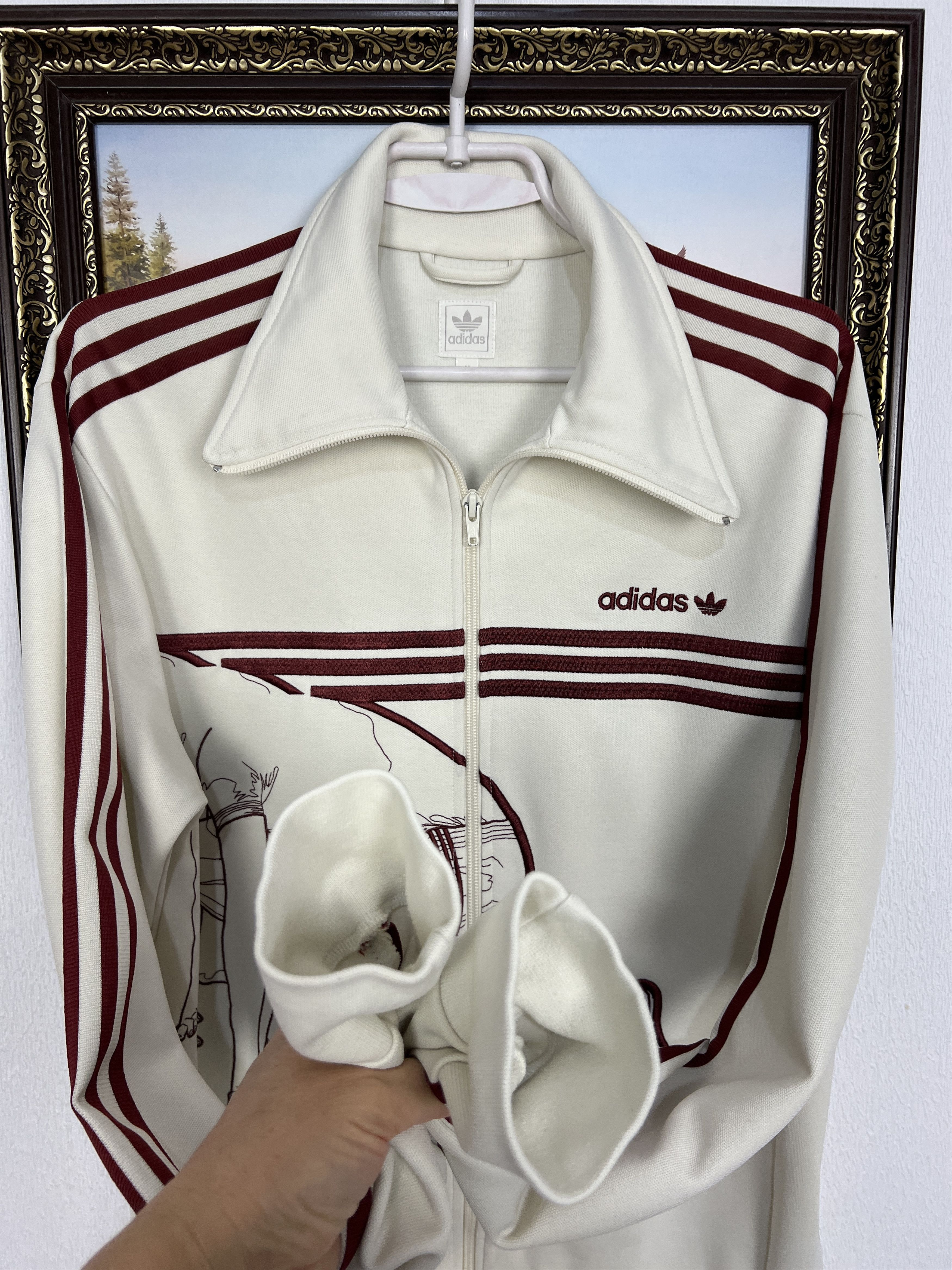 Vintage Adidas Originals Run Olympic Jacket Track Top Zip