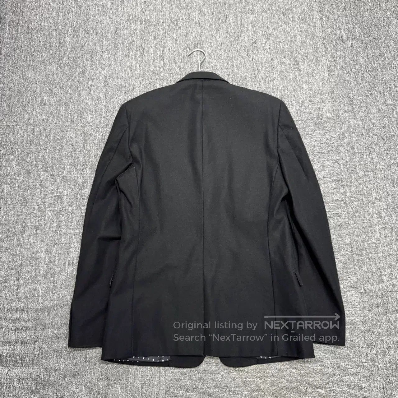 Versace VERSACE Wool Blazer with V Print Lining. Size US M / EU 48-50 / 2 - 5 Thumbnail