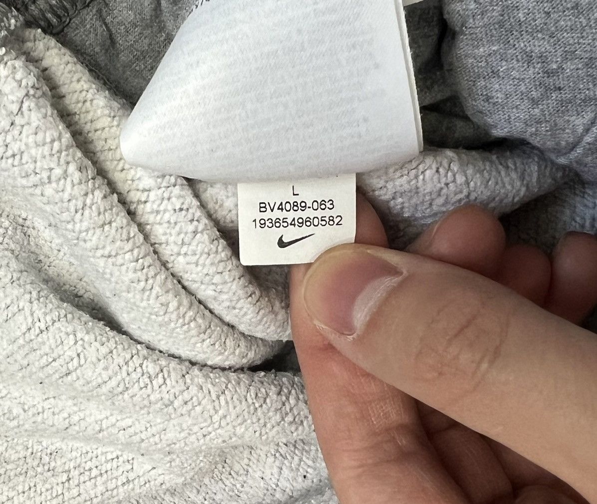 Nike Baggy Pants Nike small logo y2k grey Size US 34 / EU 50 - 4 Thumbnail