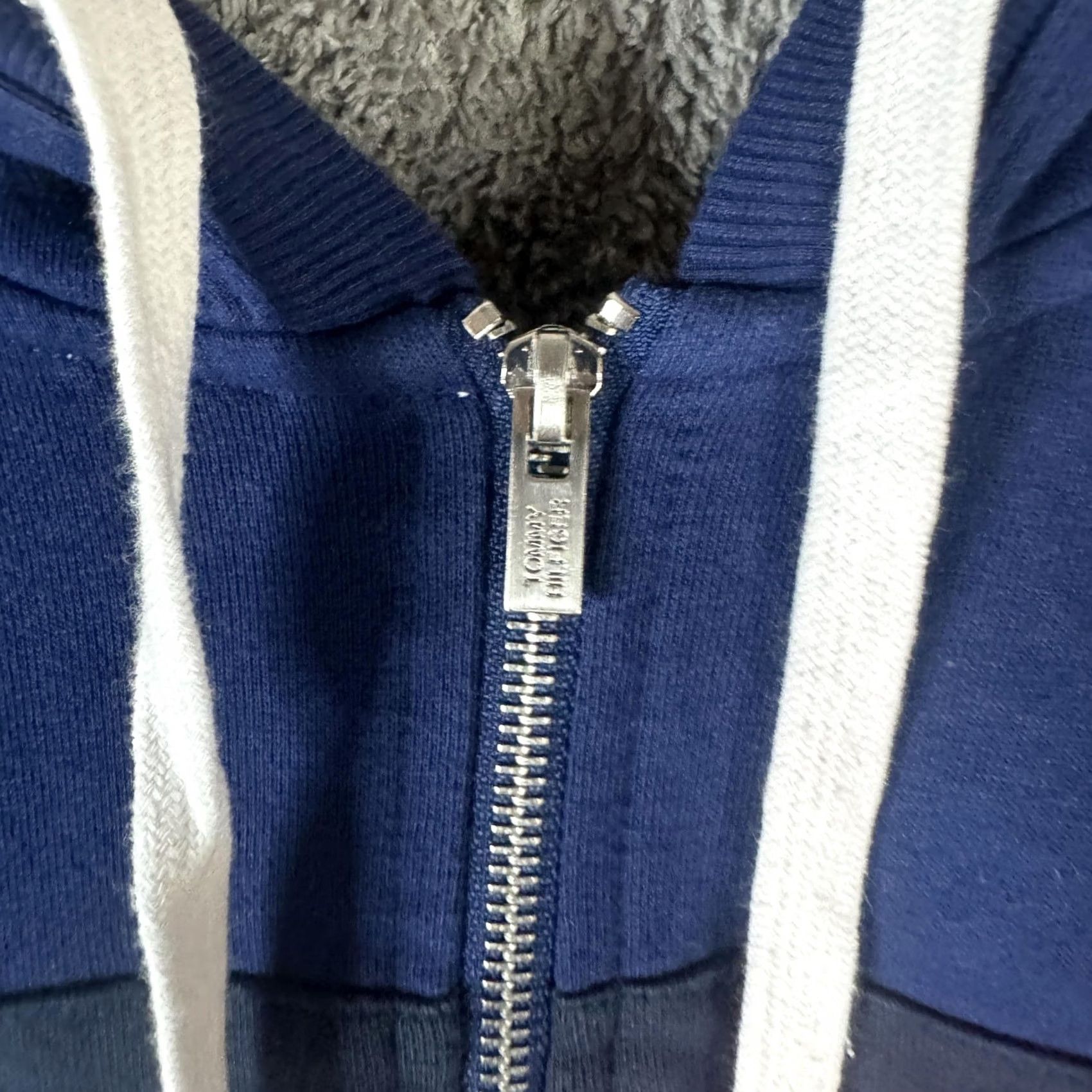Tommy Hilfiger Tommy Hilfiger Sport Hoodie Womens Large Blue Colorblock Logo Full Zip Size L / US 10 / IT 46 - 7 Thumbnail