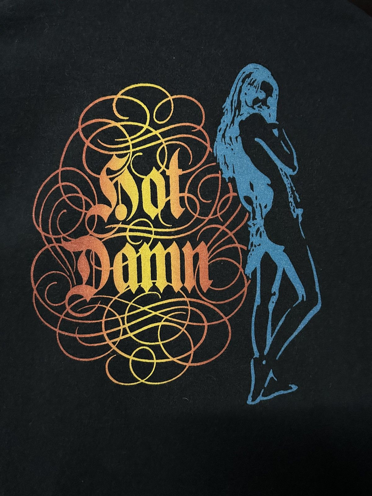 Hysteric Glamour × Japanese Brand × Vintage Vintage Hysteric Glamour Hot Damn Nekad Girl Faded Tee Size US S / EU 44-46 / 1 - 2 Thumbnail