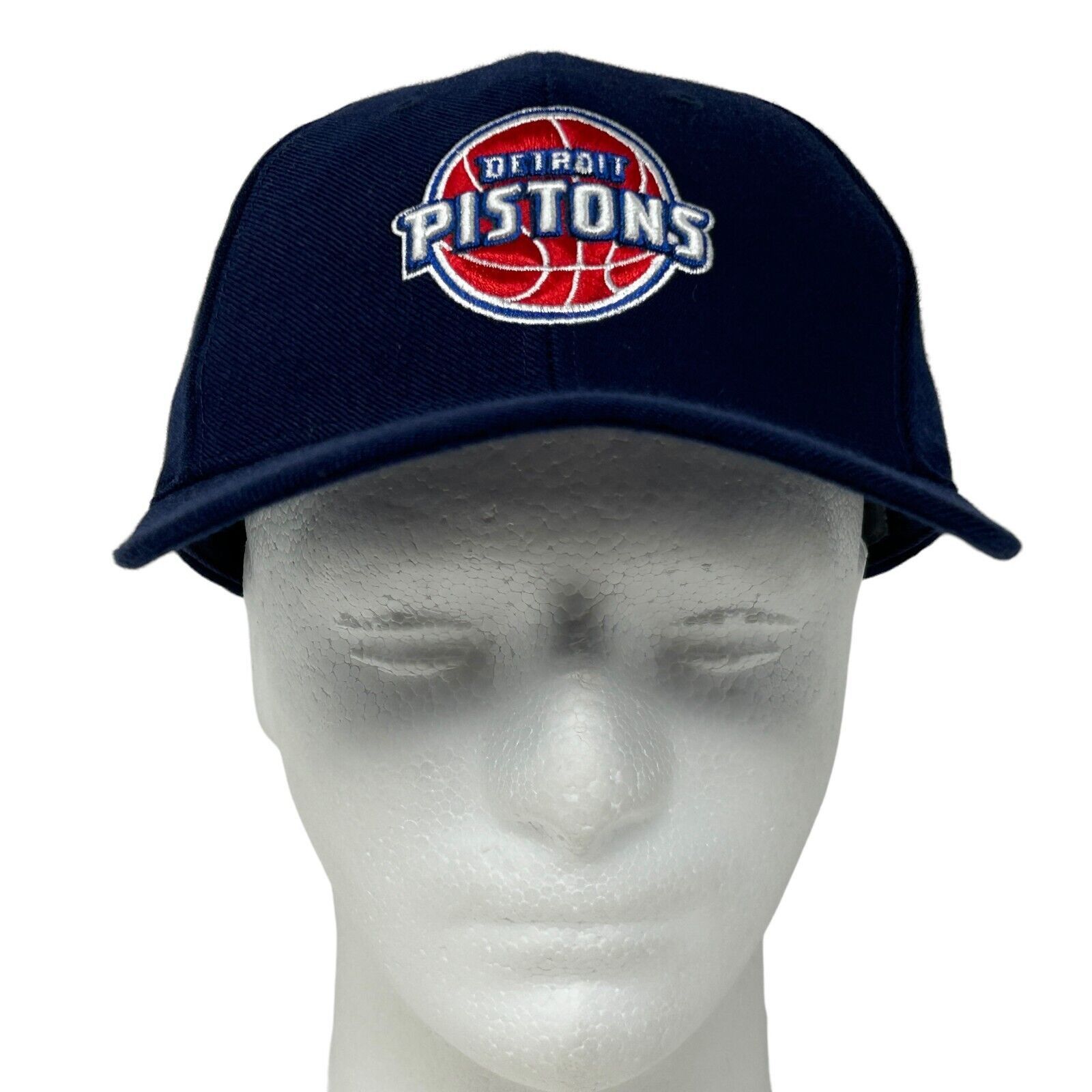 Reebok Detroit Pistons Hat Cap Strapback Blue Reebok Wool Blend Size ONE SIZE - 2 Thumbnail