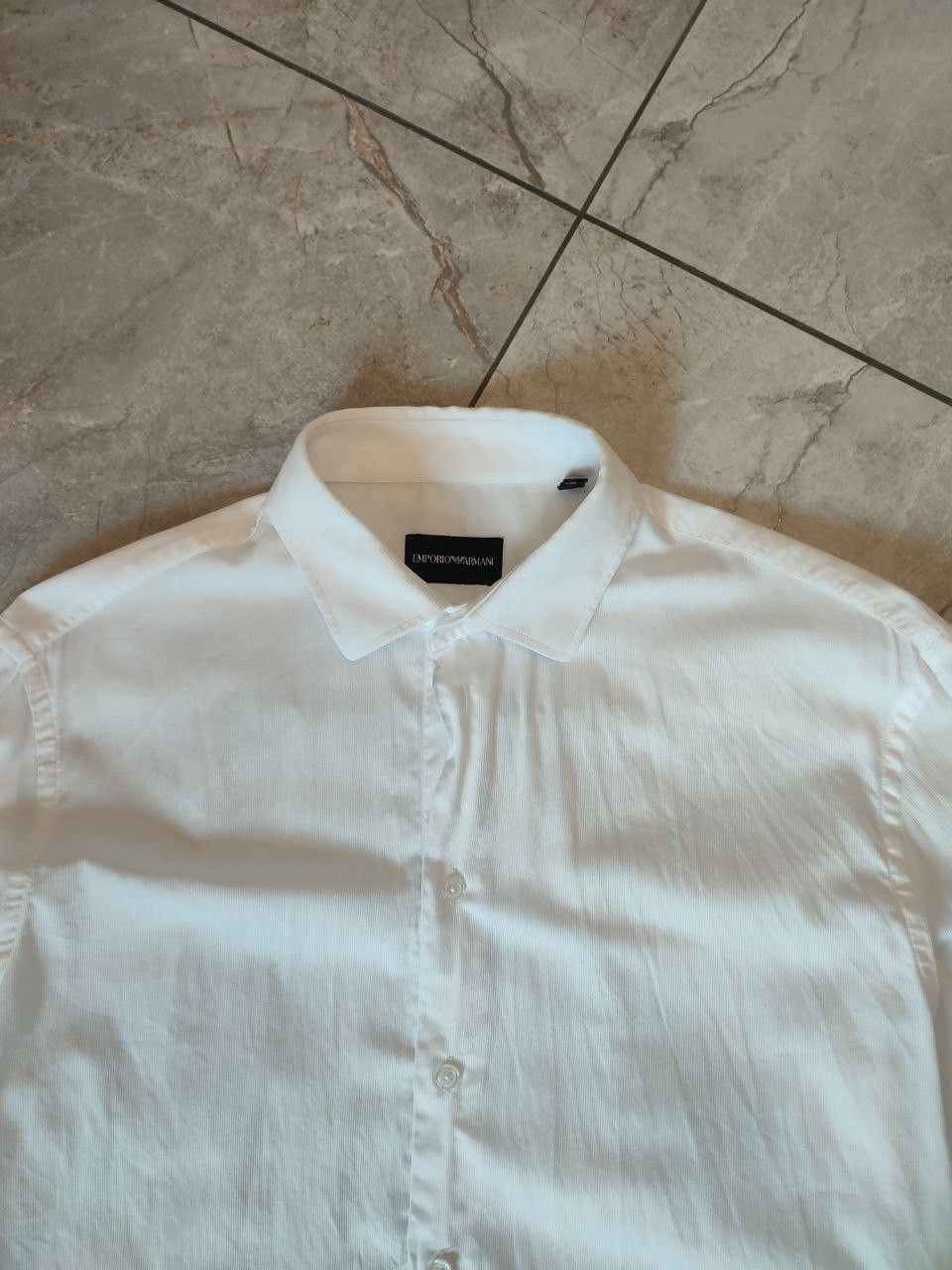 Emporio Armani White classic Shirt Emporio Armani Size L Size US L / EU 52-54 / 3 - 5 Thumbnail
