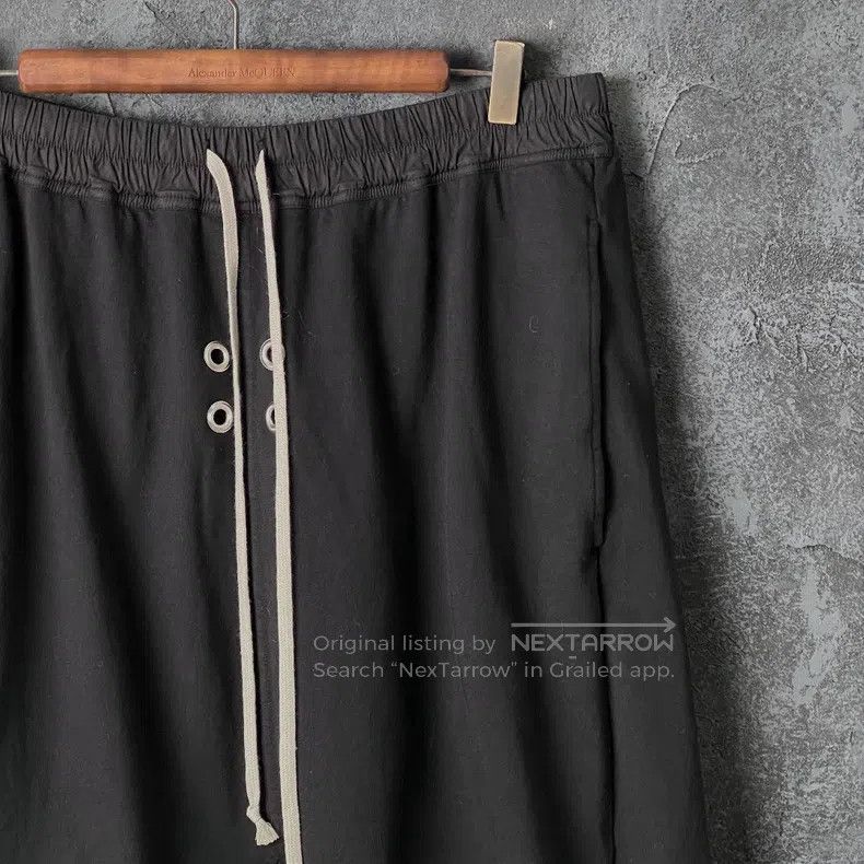 Rick Owens RICK OWENS size L Black Pure Cotton Shorts Size US 27 - 3 Thumbnail