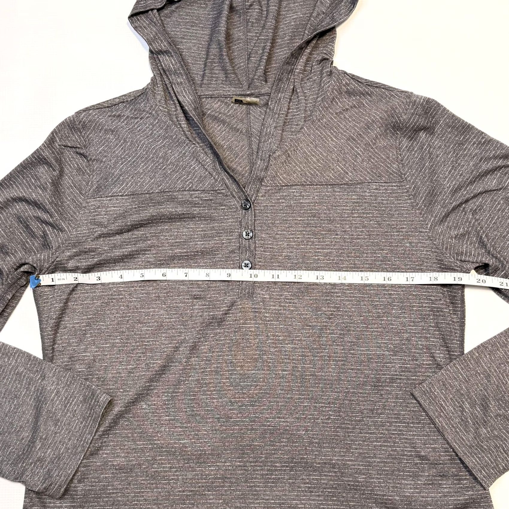 Marmot Marmot Womens Hoodie Shirt L Gray Lightweight Henley Hooded Pullover Top Regular Sweatshirt Activewear Winter Spring Fall Hiking Mens Womens Children Size L / US 10 / IT 46 - 5 Thumbnail
