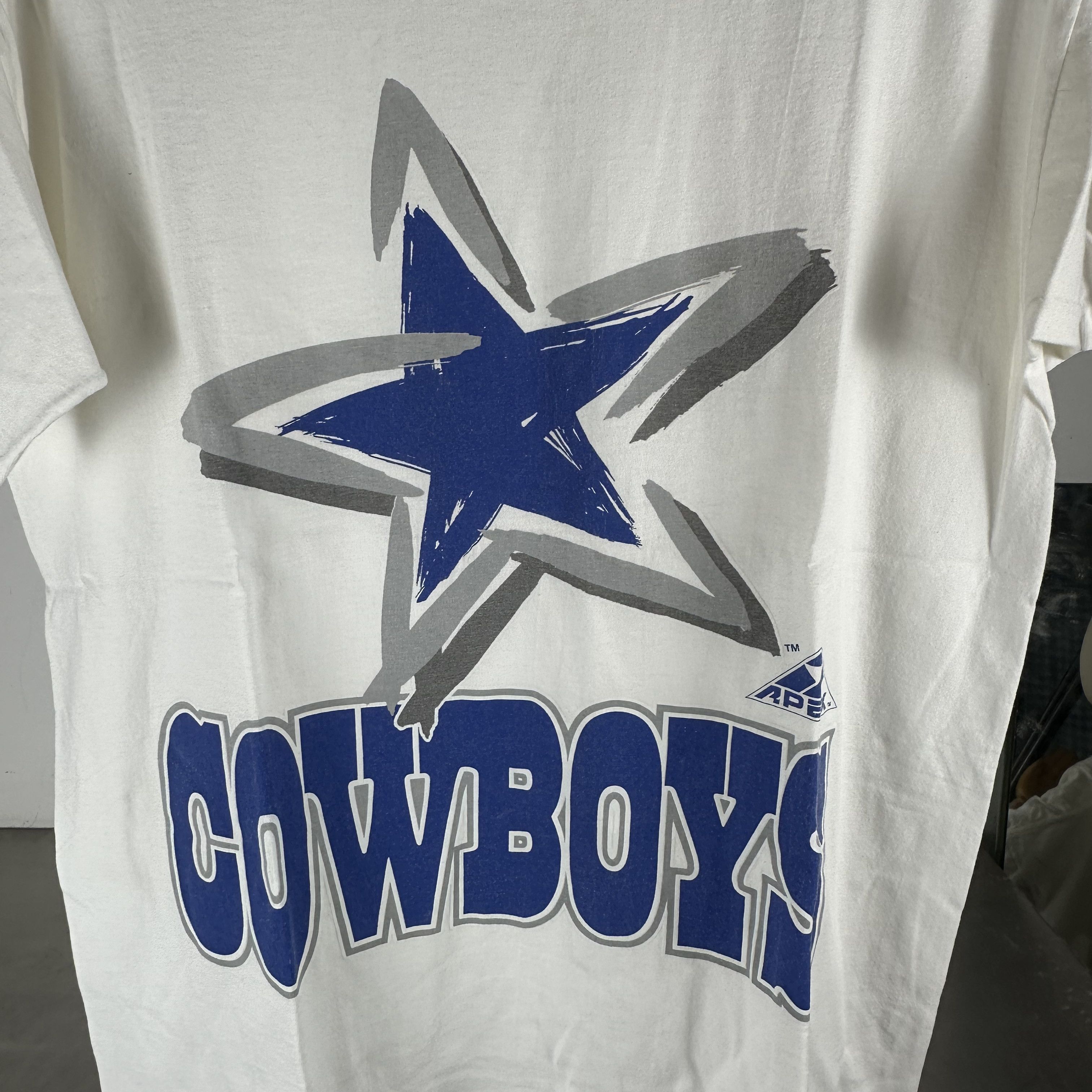 Vintage Vintage 90s Dallas Cowboys Double Sided NFL T-shirt Size US L / EU 52-54 / 3 - 2 Thumbnail