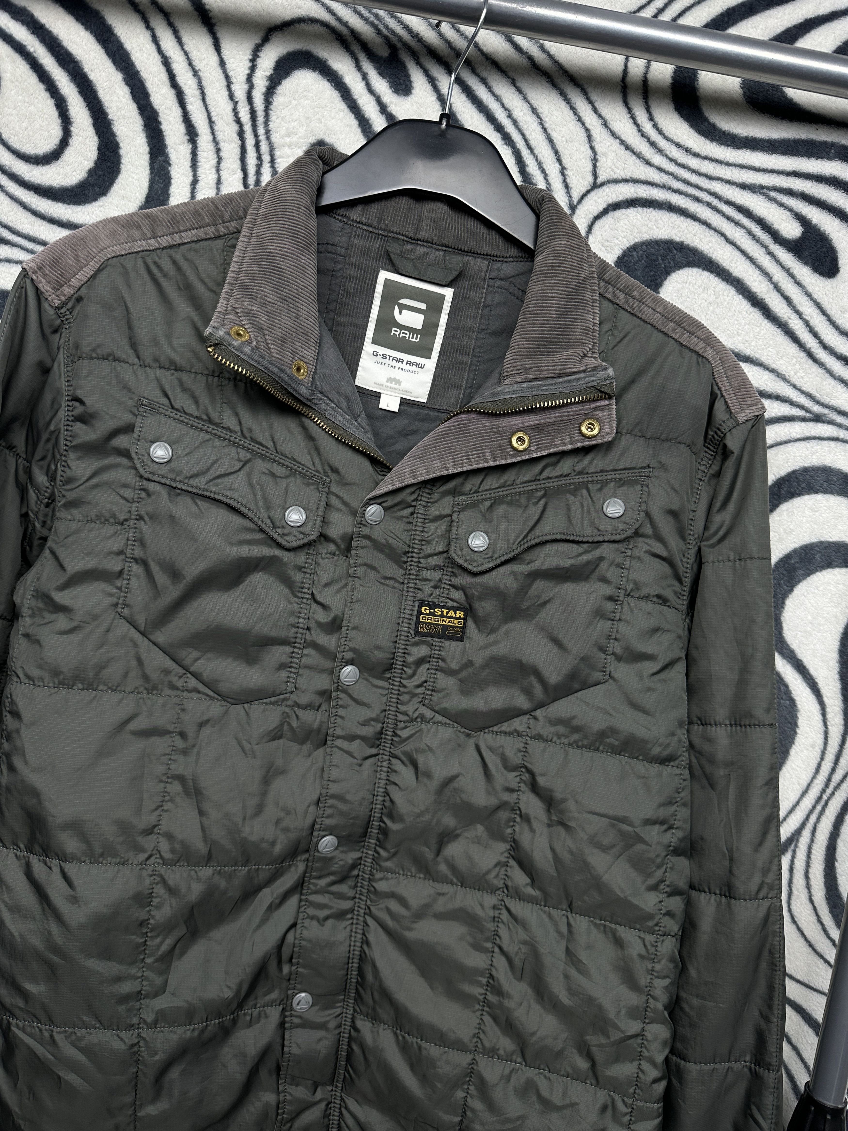 G-Star G Star Raw Mens 5620 Ski Quilted Overshirt Biker Jacket Y2K Size US L / EU 52-54 / 3 - 2 Thumbnail