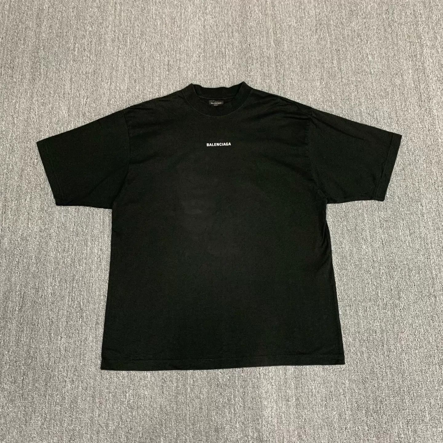 Balenciaga BALENCIAGA Black 3M Reflective Logo Back SS T M Size US M / EU 48-50 / 2 - 1 Thumbnail