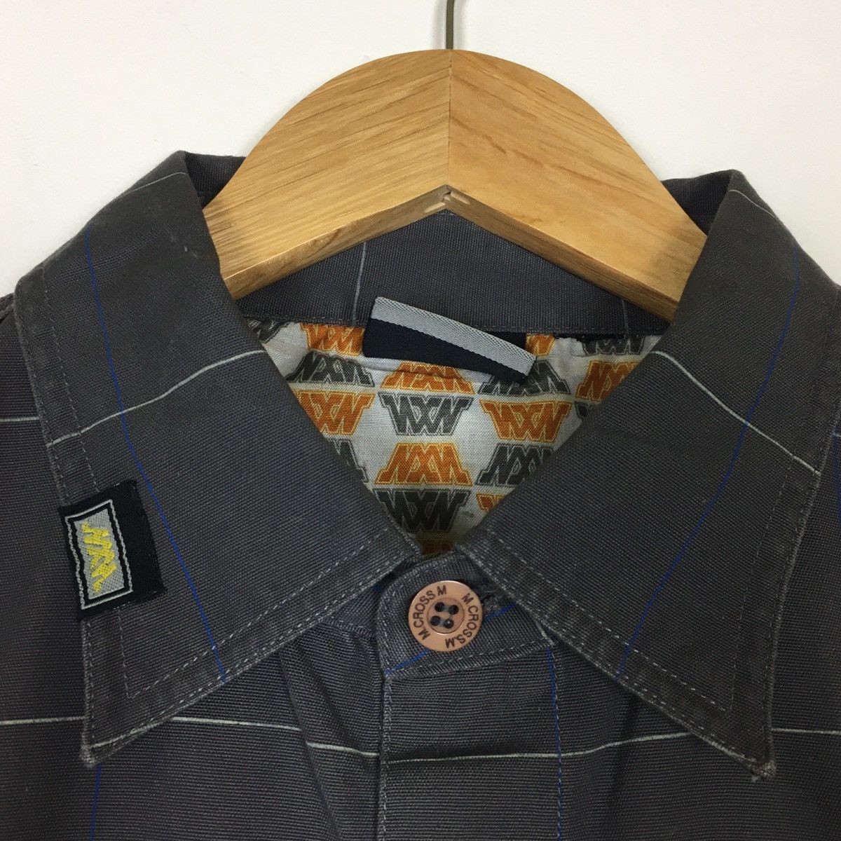 Japanese Brand Vintage M Cross M Streetwear Plaid Button Down Size US L / EU 52-54 / 3 - 9 Thumbnail