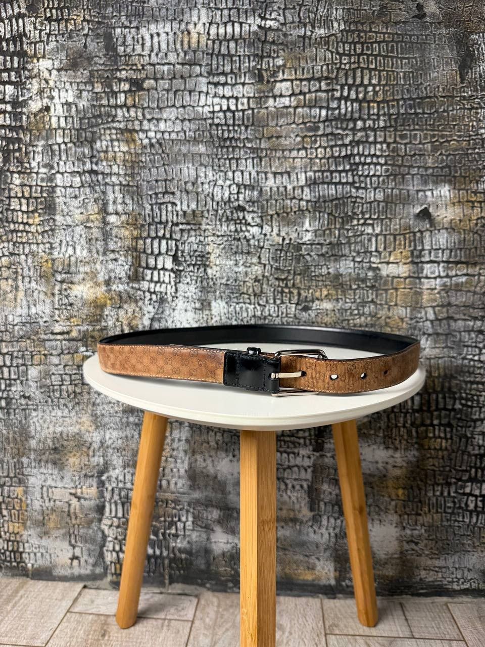 Gucci Leather Gucci monogram belt y2k oldmoney Size ONE SIZE - 12 Thumbnail