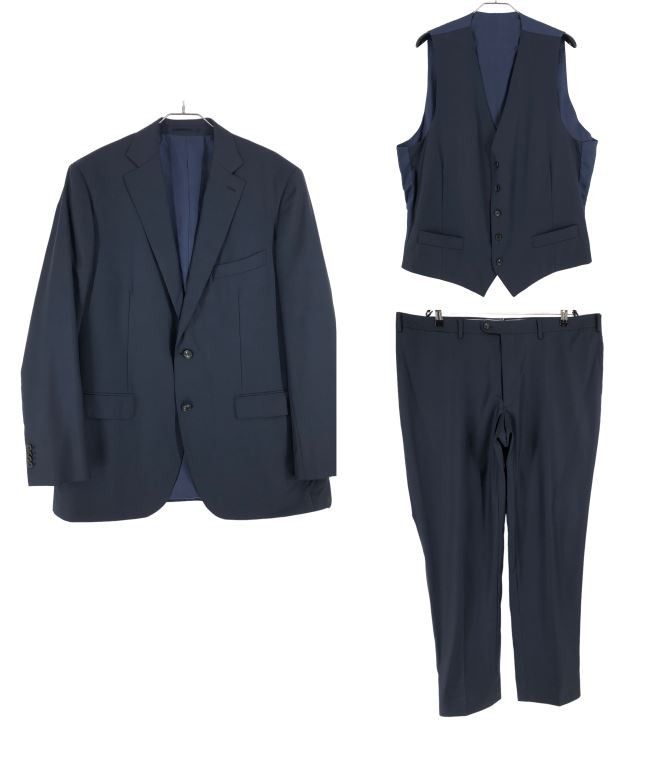 Suitsupply SUITSUPPLY Lazio Wool Formal Suit EU:60; UK/US:50 - W42 L34 Size 50R - 1 Thumbnail