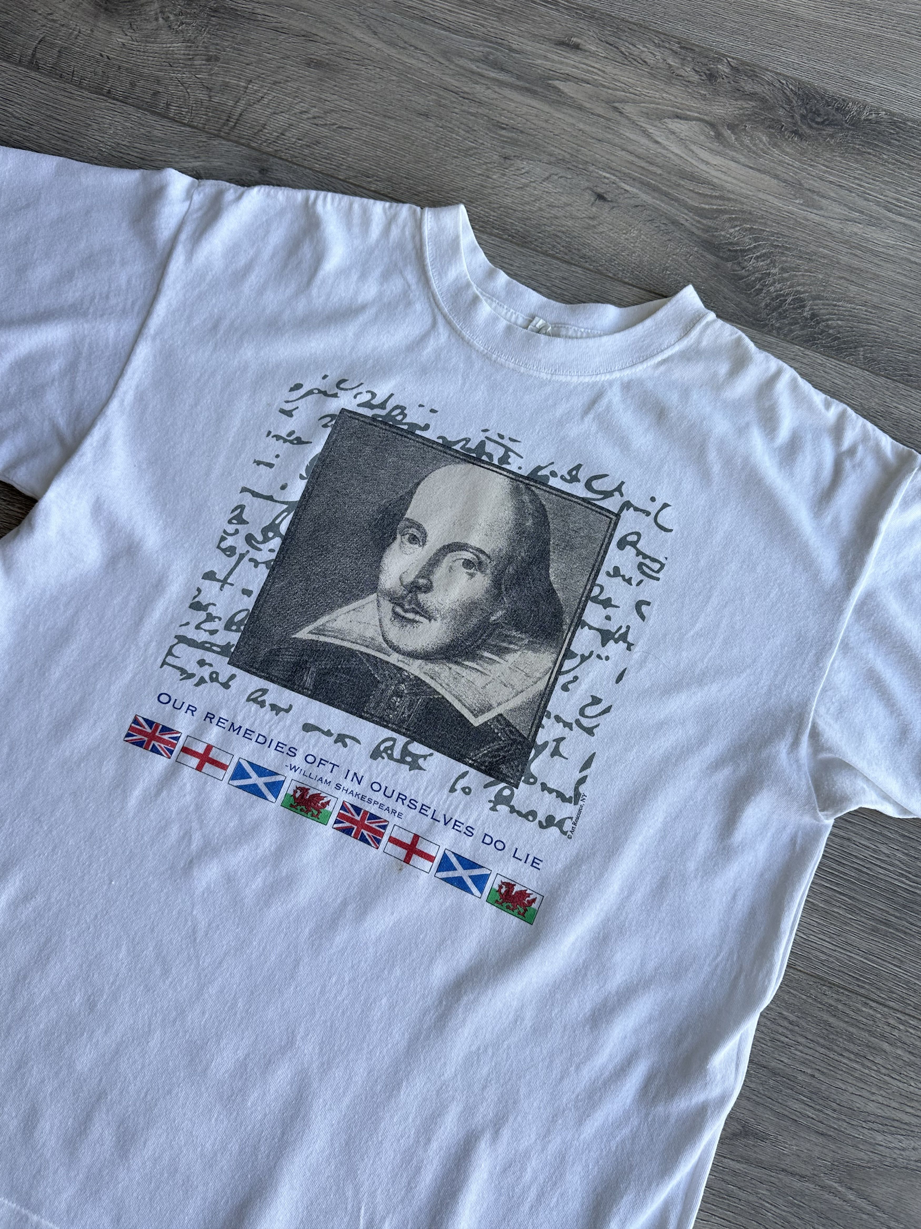 Vintage William Shakespeare vintage t shirt Size US L / EU 52-54 / 3 - 3 Thumbnail