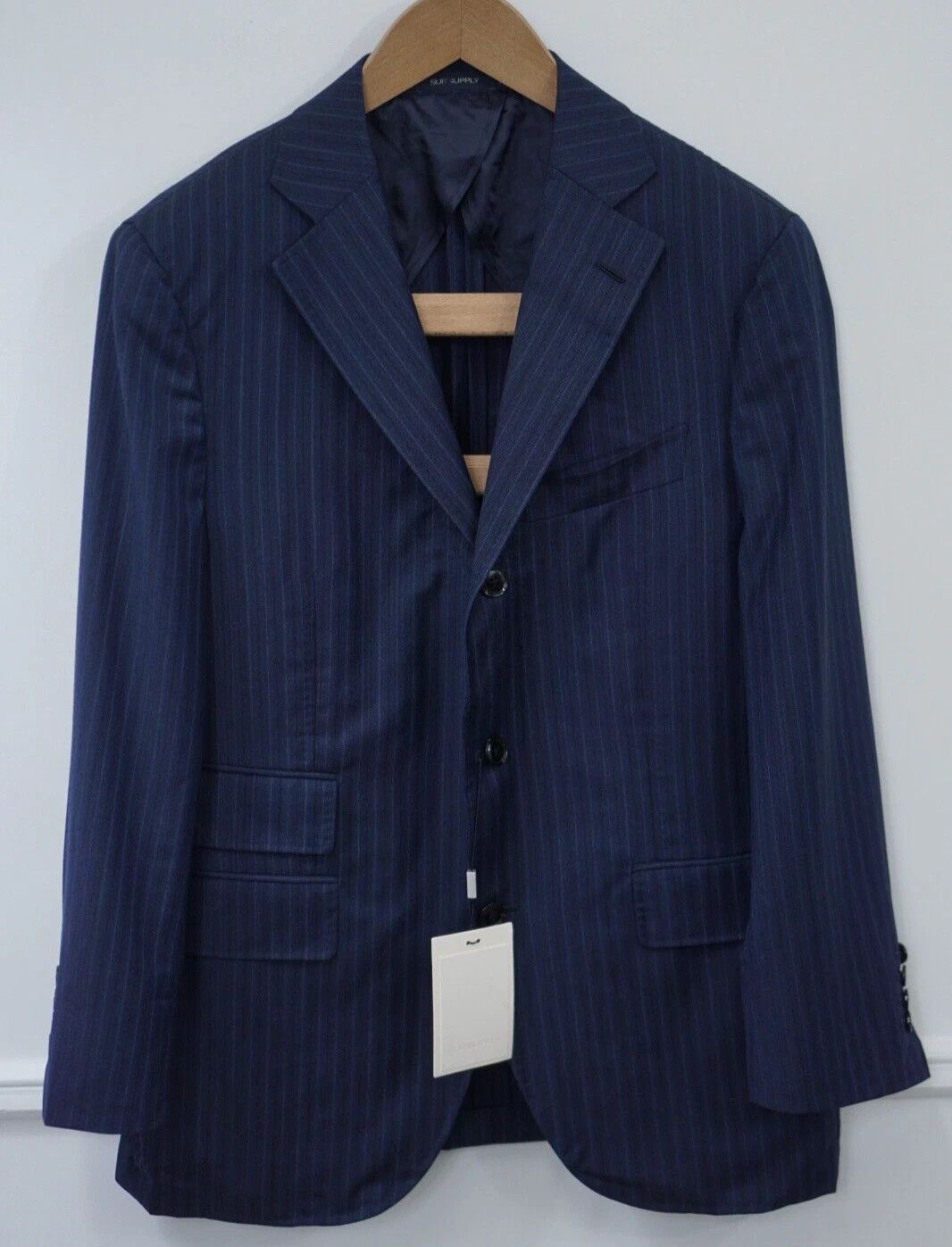 Suitsupply Men Suitsupply Blazer La Spalla Blue Wool Reda 25 UK/US40S Size 40S - 1 Thumbnail