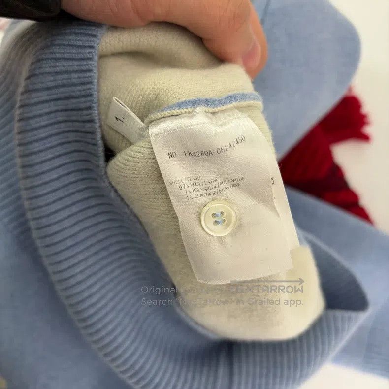 Thom Browne Thom Browne Blue Striped Knit Sweater Size US S / EU 44-46 / 1 - 5 Thumbnail