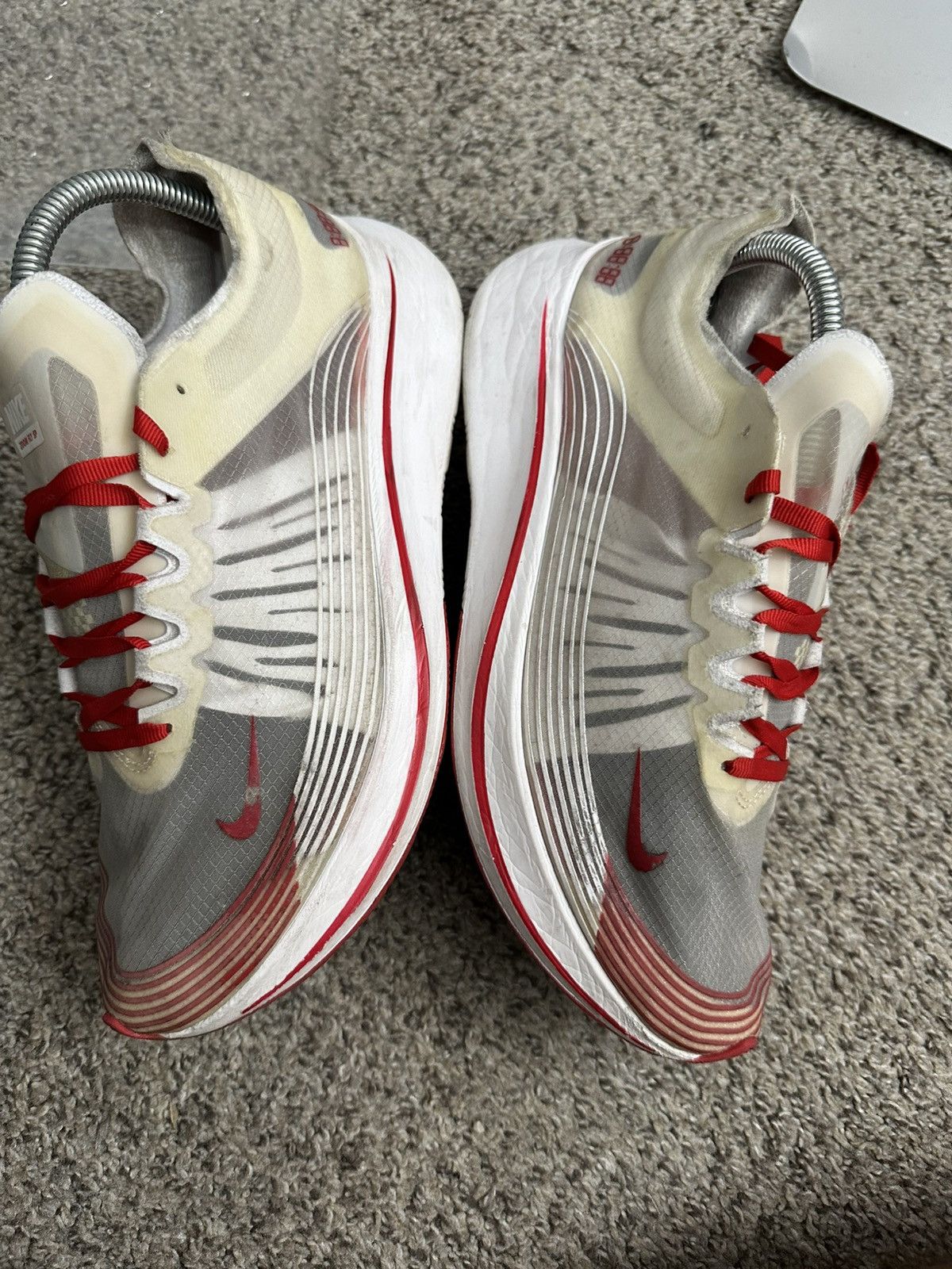 Nike Nikelab zoom fly SP running tokyo white red - size 9
