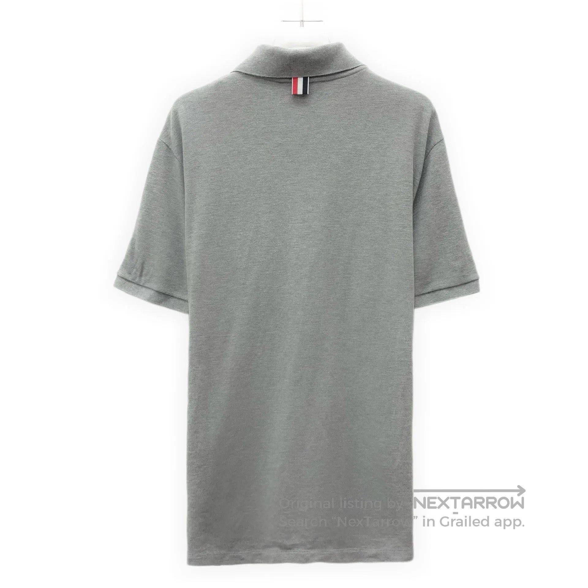 Thom Browne Thom Browne Gray Cotton Collar Single Breasted Short Sleev Size US L / EU 52-54 / 3 - 2 Thumbnail