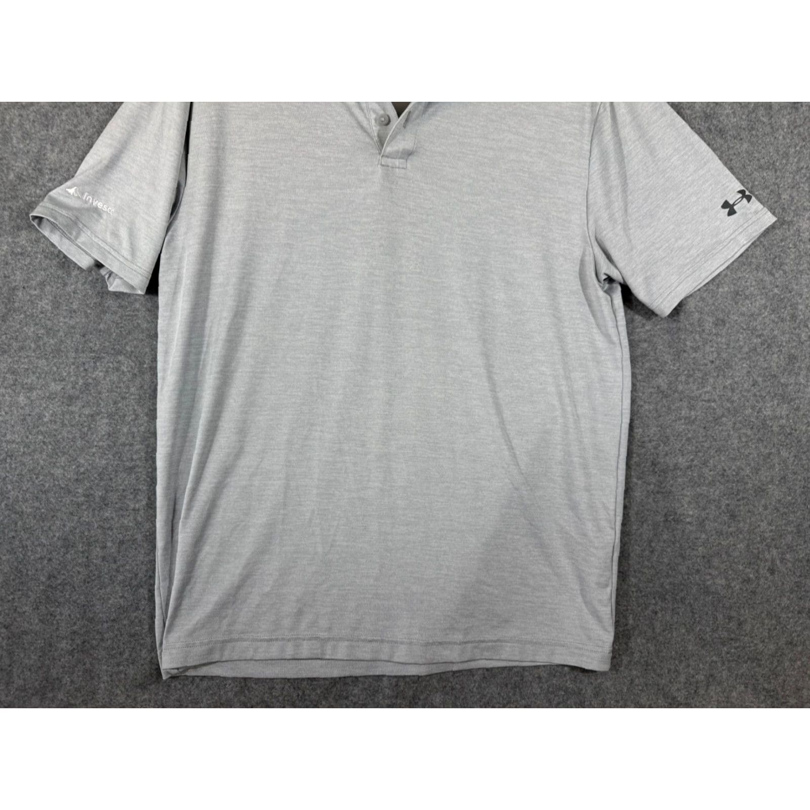 Under Armour Under Armour Playoff Polo Golf Shirt Mens M Gray Stretch Embroidered Logo Shirt Size US M / EU 48-50 / 2 - 4 Thumbnail