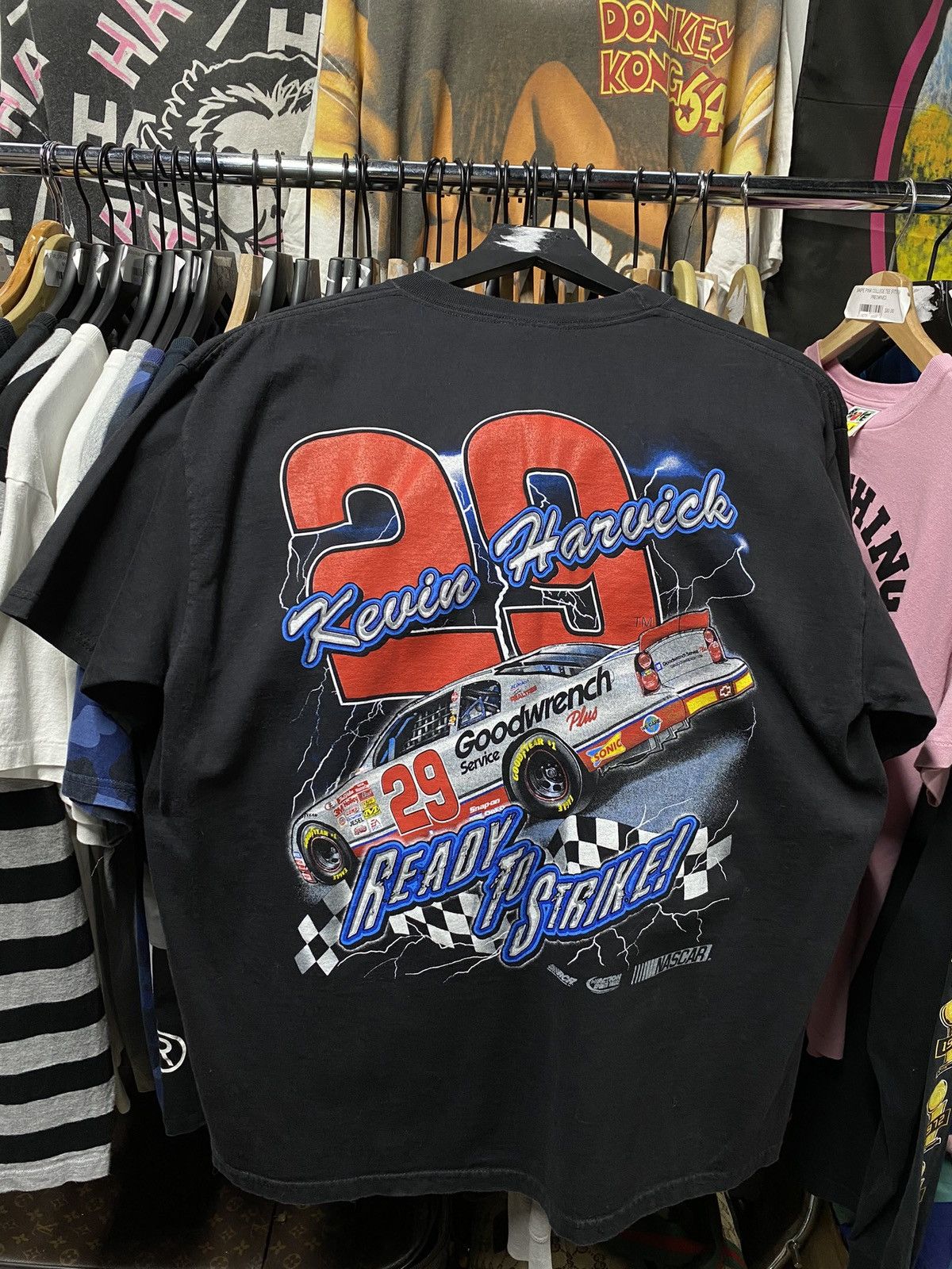 NASCAR × Vintage Vintage 90’s Nascar Racer Tee Shirt Medium Size US M / EU 48-50 / 2 - 2 Thumbnail