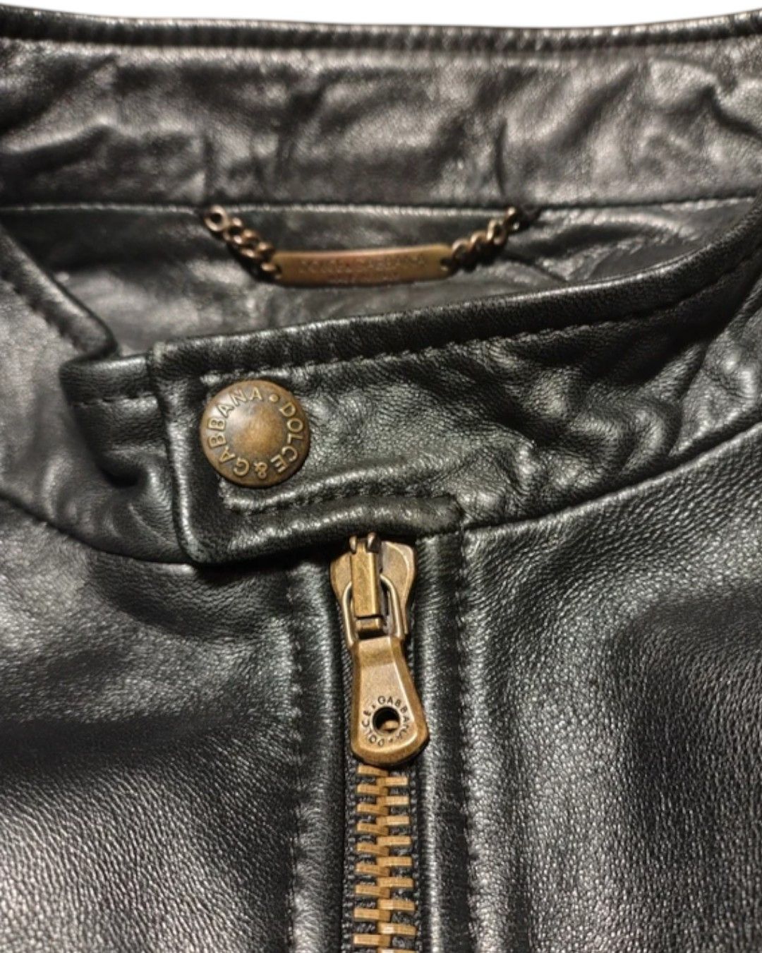 Dolce & Gabbana F/W 2005 RUNWAY DOUBLE LAYERED LEATHER JACKET Size US M / EU 48-50 / 2 - 5 Thumbnail
