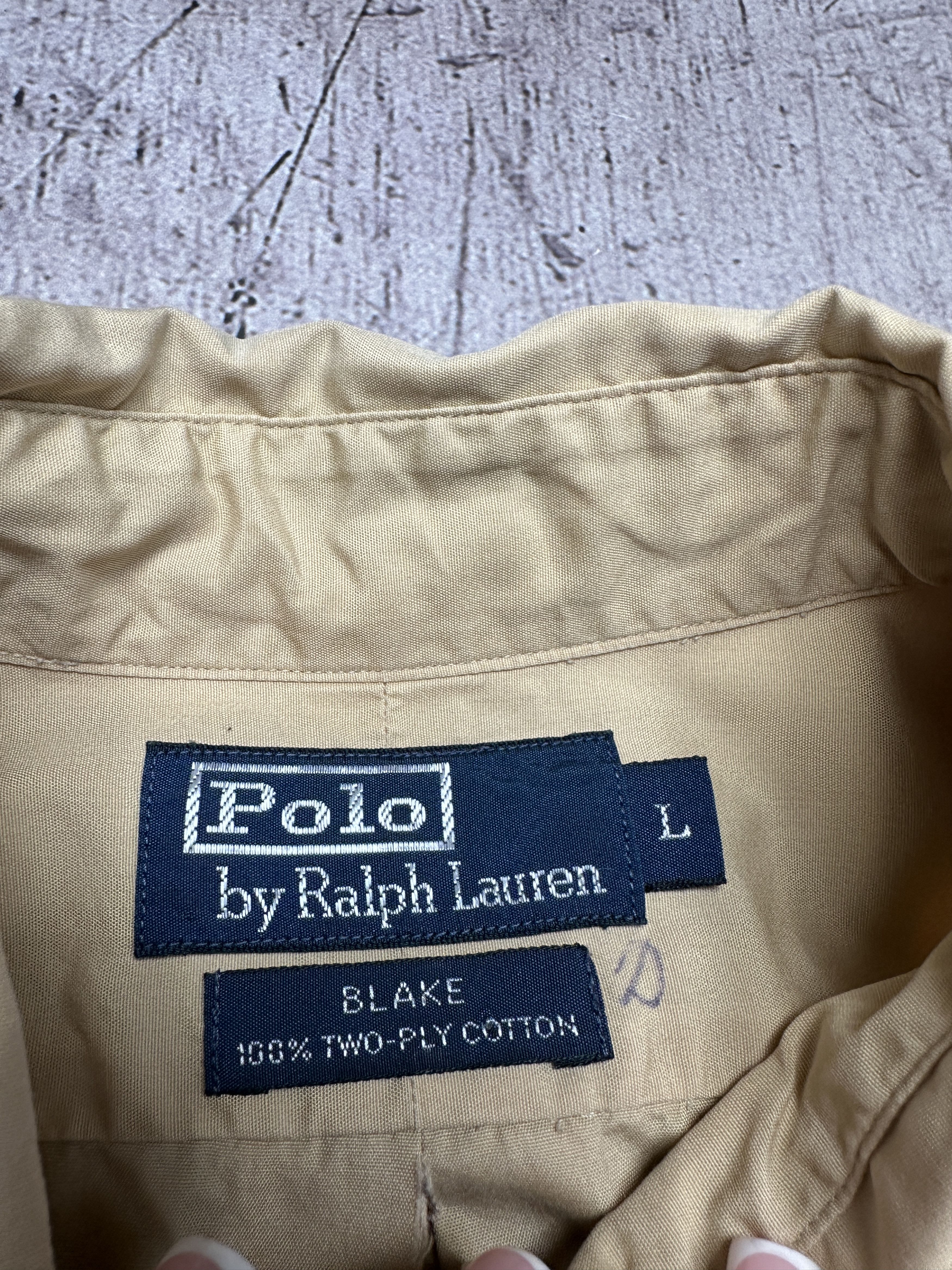 Polo Ralph Lauren Polo Ralph Lauren Vintage Mens Long Sleeve Shirt Size US L / EU 52-54 / 3 - 4 Thumbnail