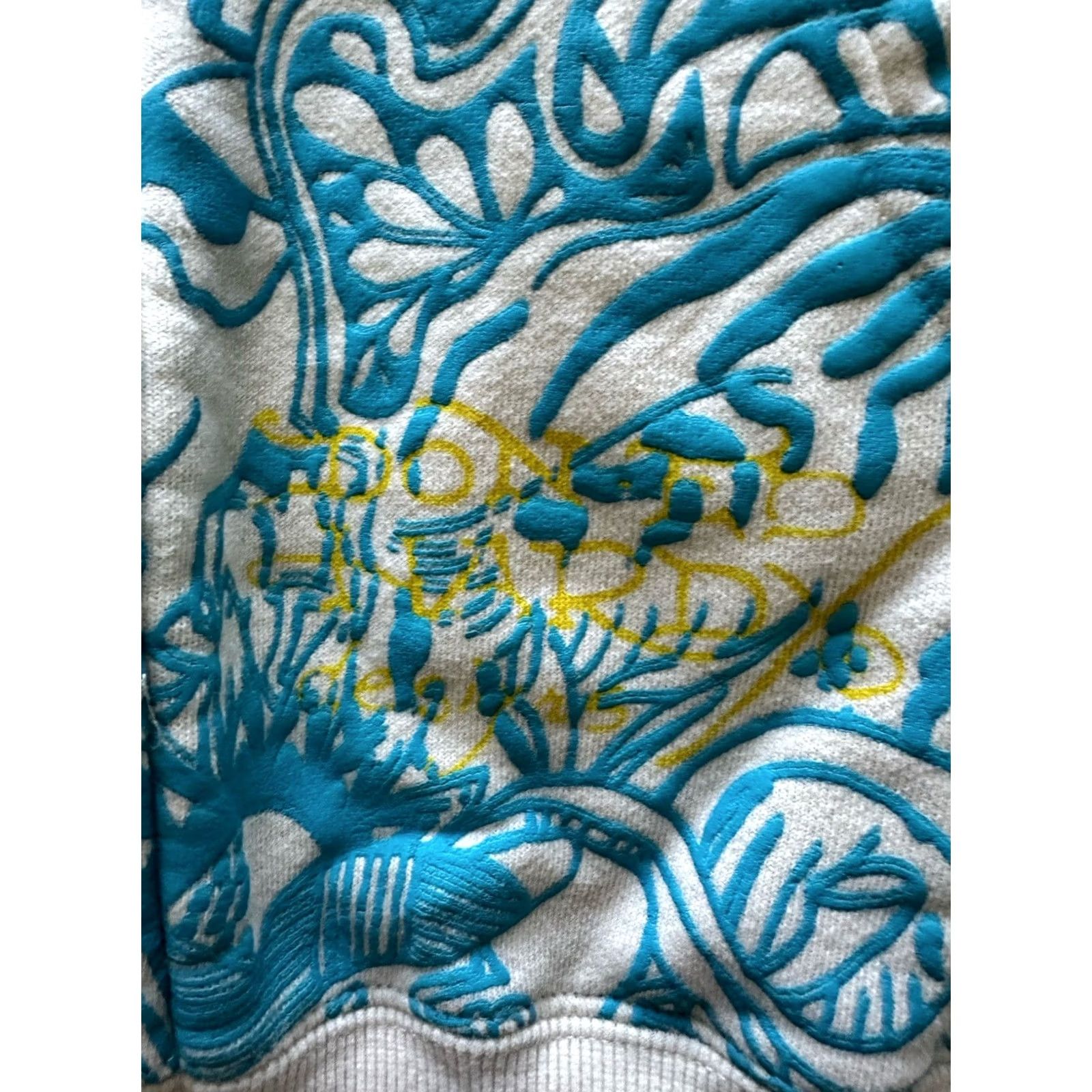 Ed Hardy VTG Ed Hardy AOP Hoodie Womens Small Cream Multicolor Floral Zip Up Hooded Pockets 2000s Y2K Unique USA England Style Womens Size S / US 4 / IT 40 - 5 Thumbnail