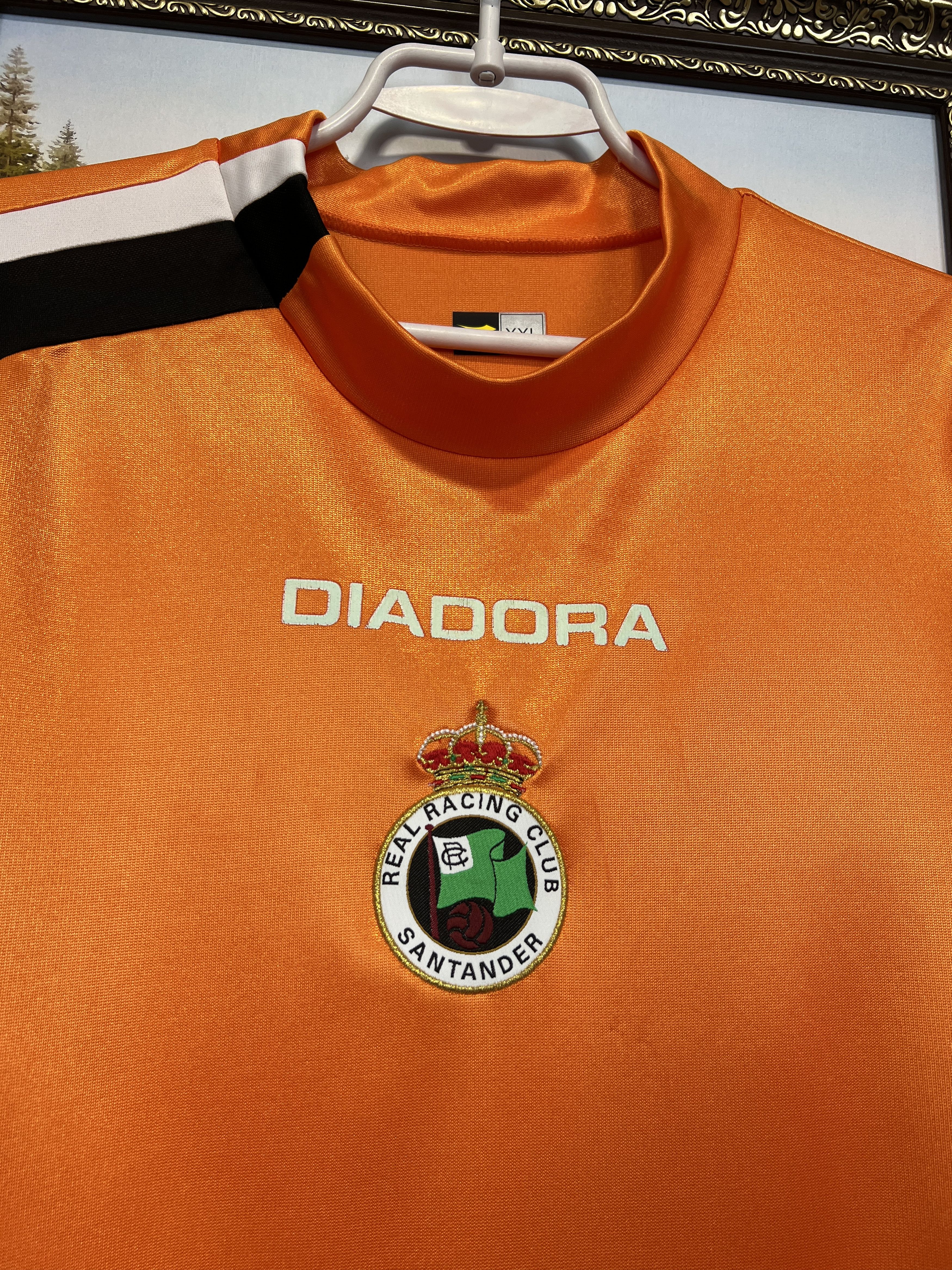 Diadora Racing Santander Goalkeeper football shirt Soccer Jersey Size US XXL / EU 58 / 5 - 3 Thumbnail