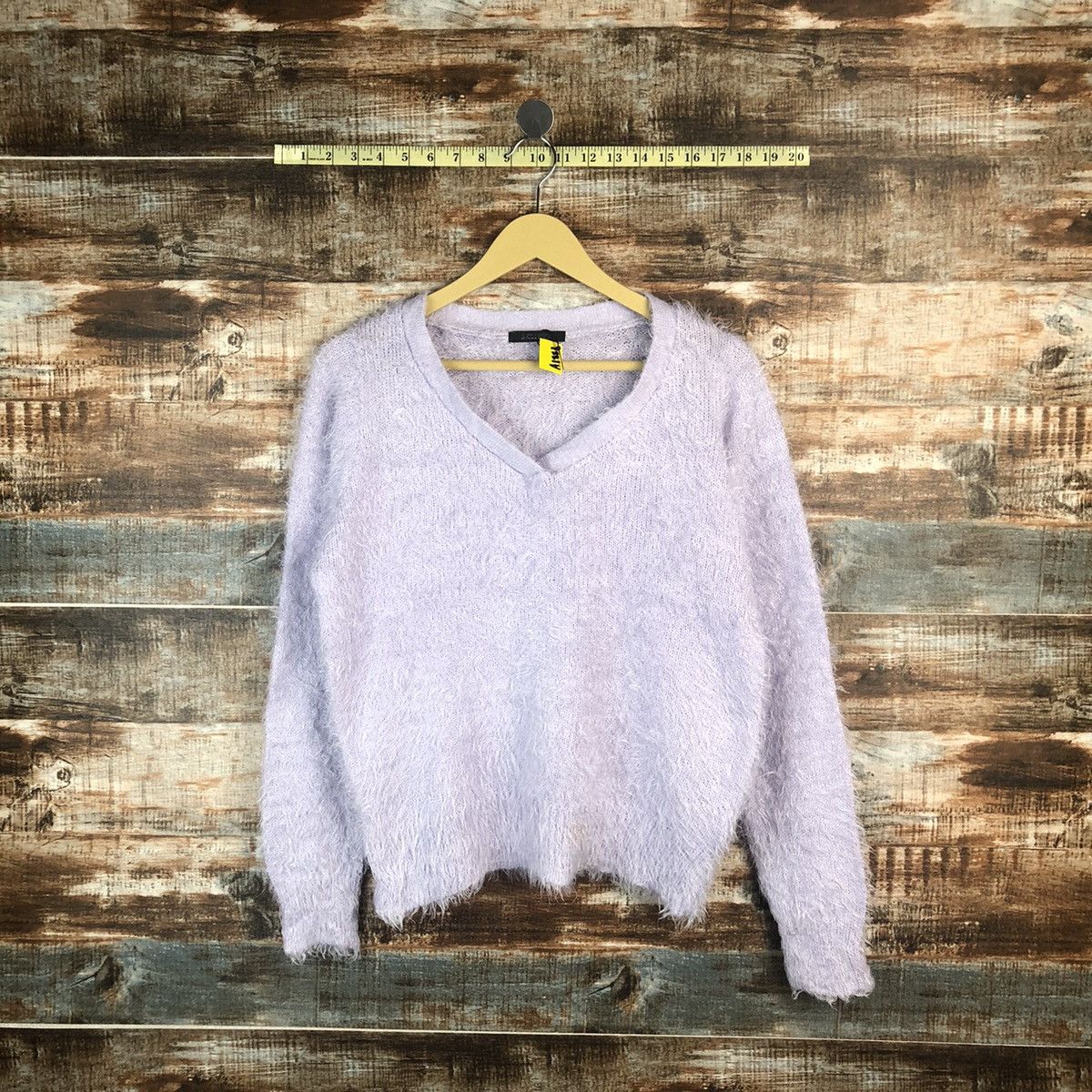 Homespun Knitwear × Japanese Brand Believe Purple shaggy fur mohair Knitwear #A1881 Size M / US 6-8 / IT 42-44 - 1 Thumbnail
