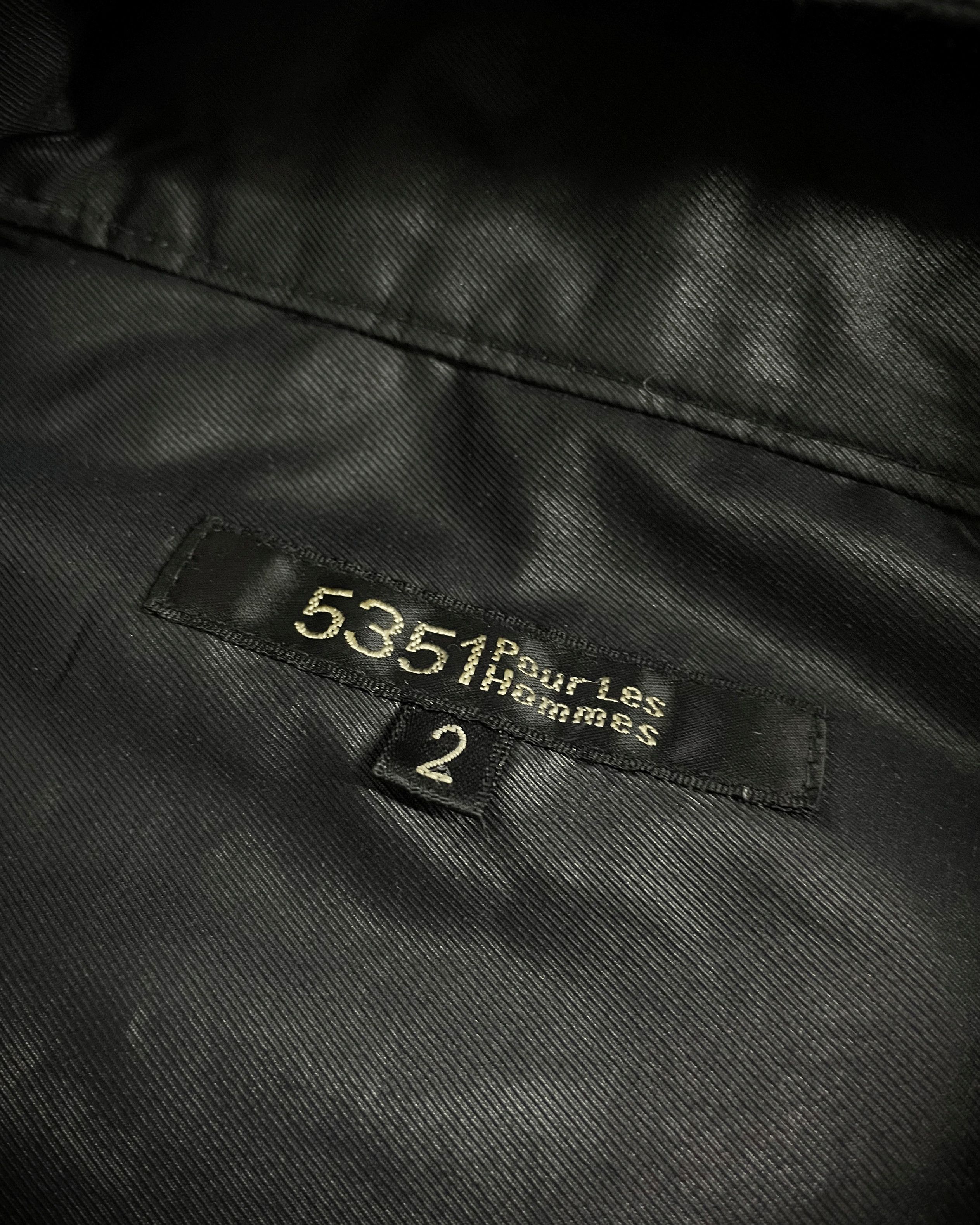 5351 POUR LES HOMMES 5351 Pour Les Homme Waxed Shirt Hoodie Size US M / EU 48-50 / 2 - 7 Thumbnail
