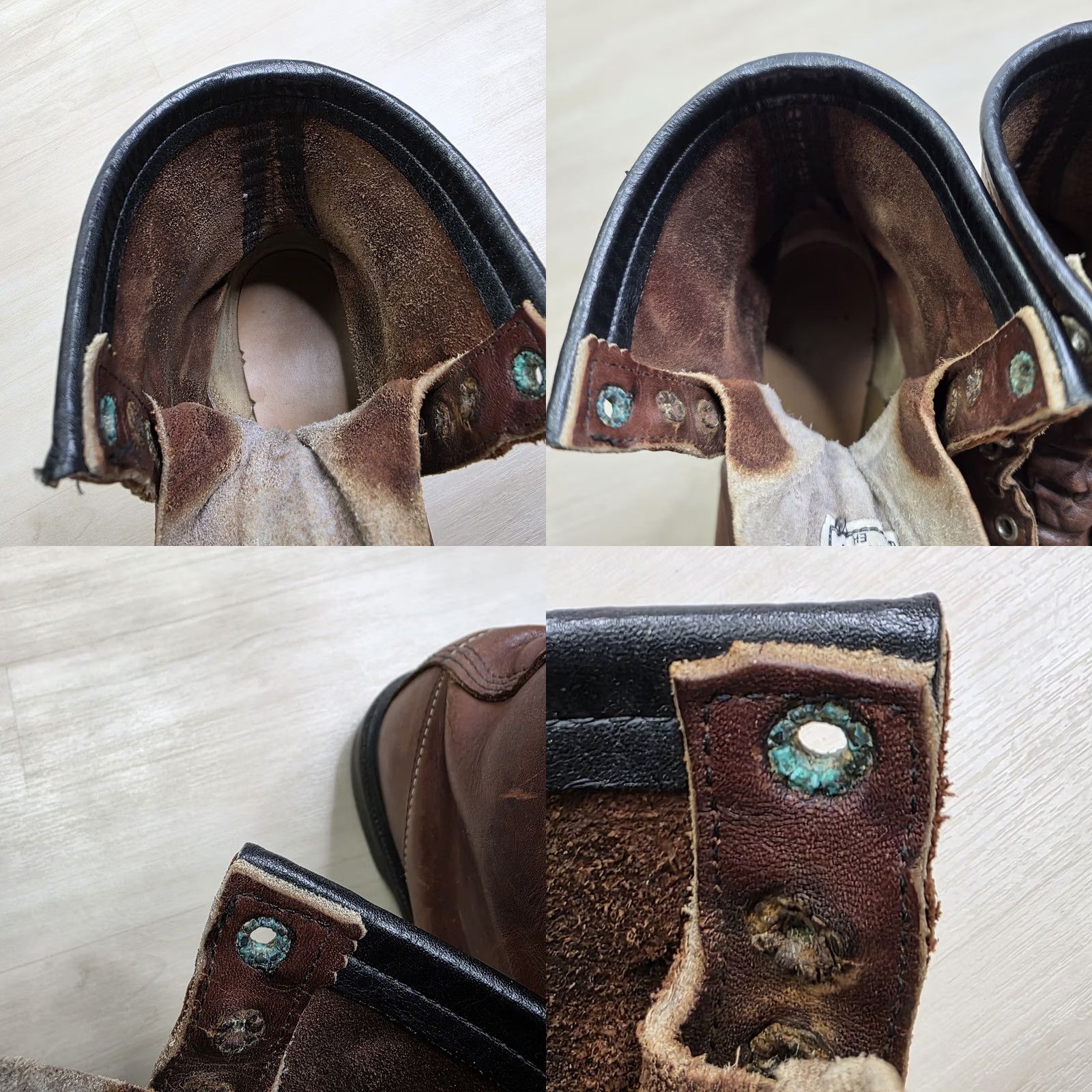 Vintage VINTAGE Red Wing 4440 Moc Toe Boots Brown Steel Toe Men's Size 9 E USA Size US 9 / EU 42 - 10 Thumbnail