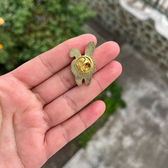 Other New Health Enamel Pins Cartoon Rabbit shaped tooth Teeth Car Size ONE SIZE - 2 Thumbnail